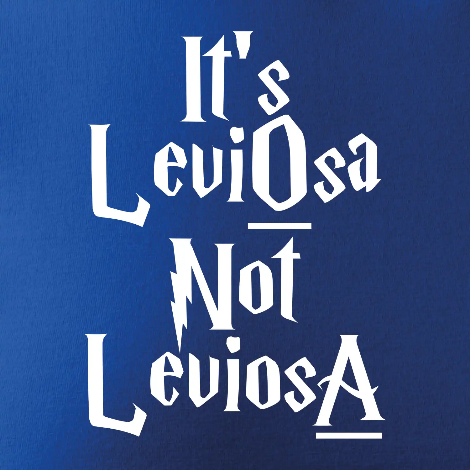 Leviosa not Levjosa