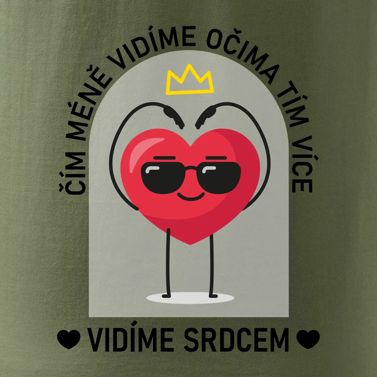 Čím méně vidíme očima tím více vidíme srdcem