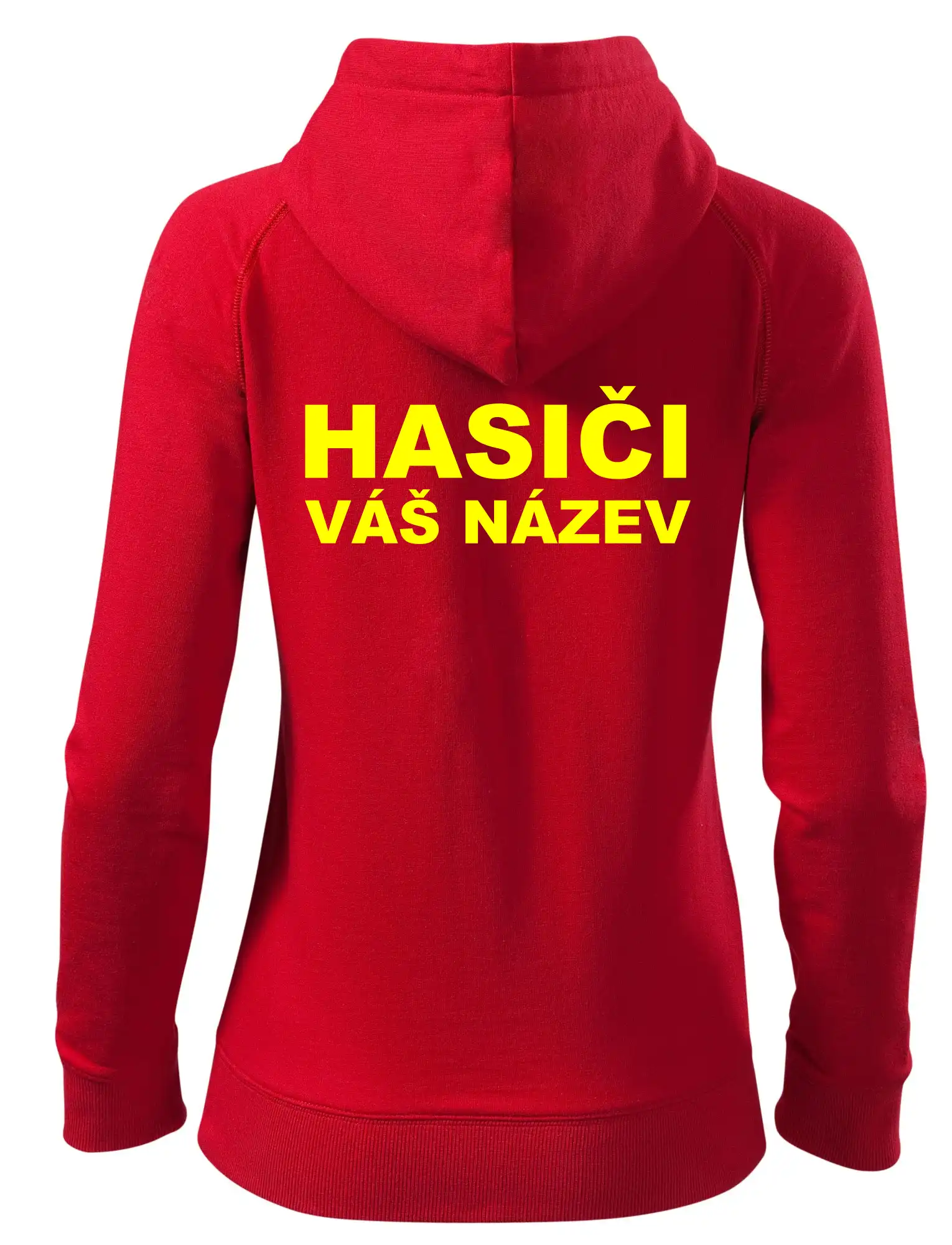 Hasiči - žlutý nápis - váš název sboru