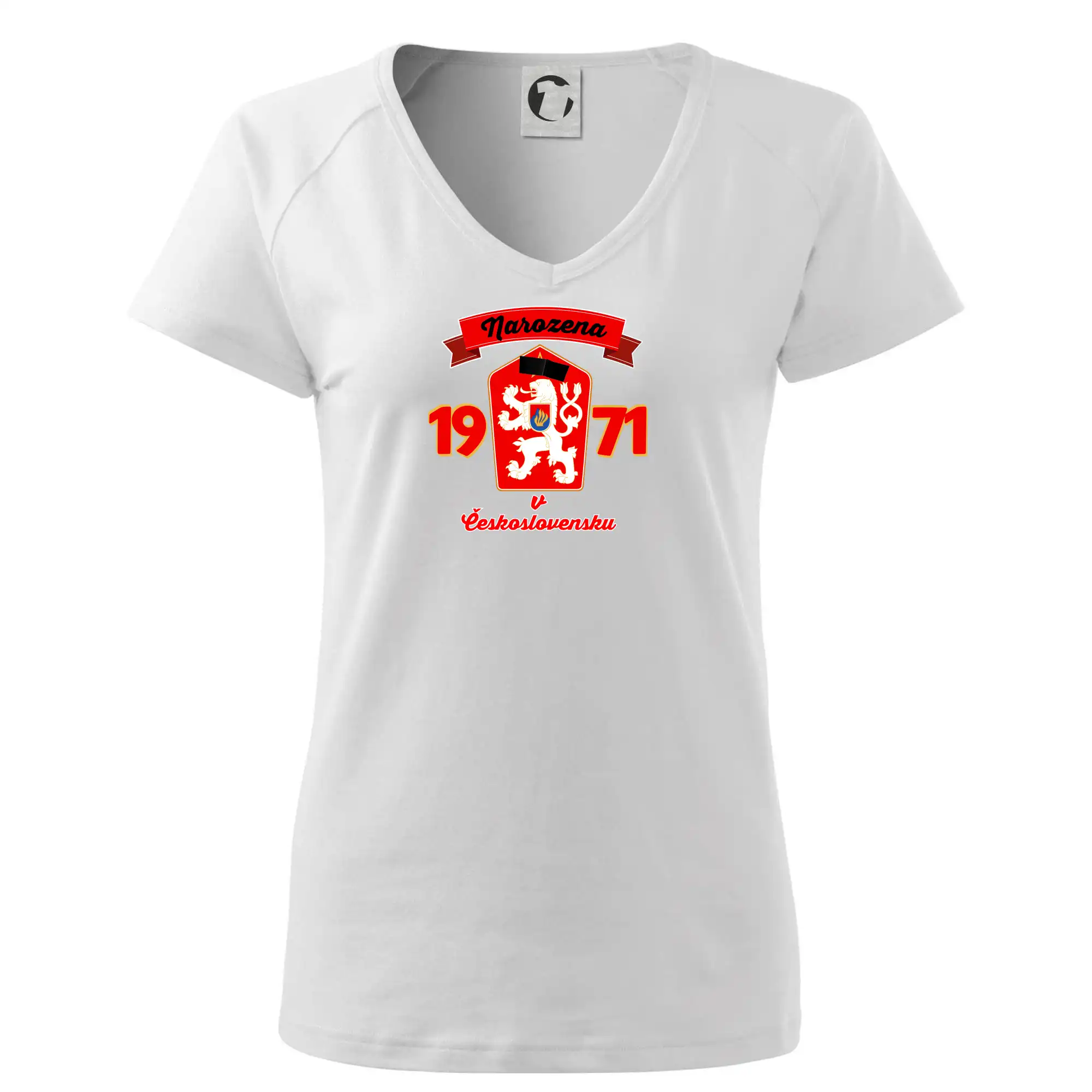 Narozena v Československu - Přelepený znak 1971
