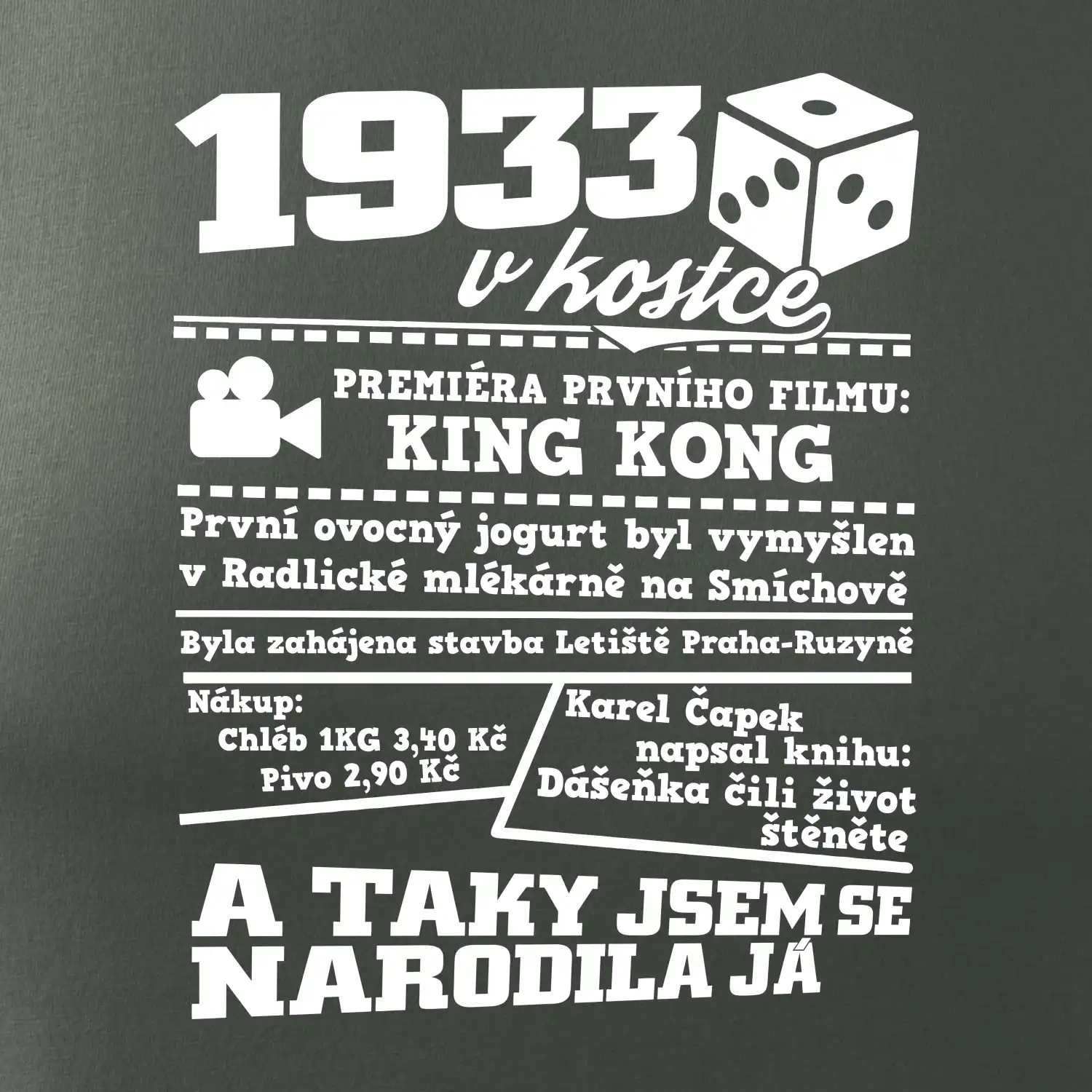 1933 v kostce