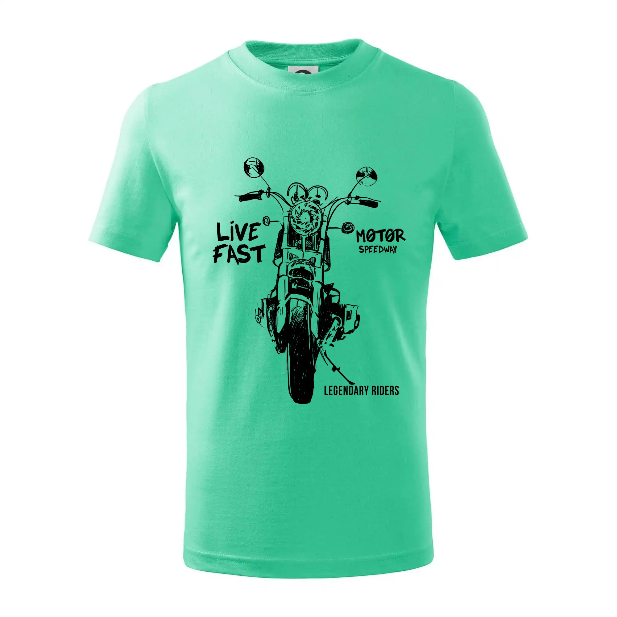 Motorka kresba live fast