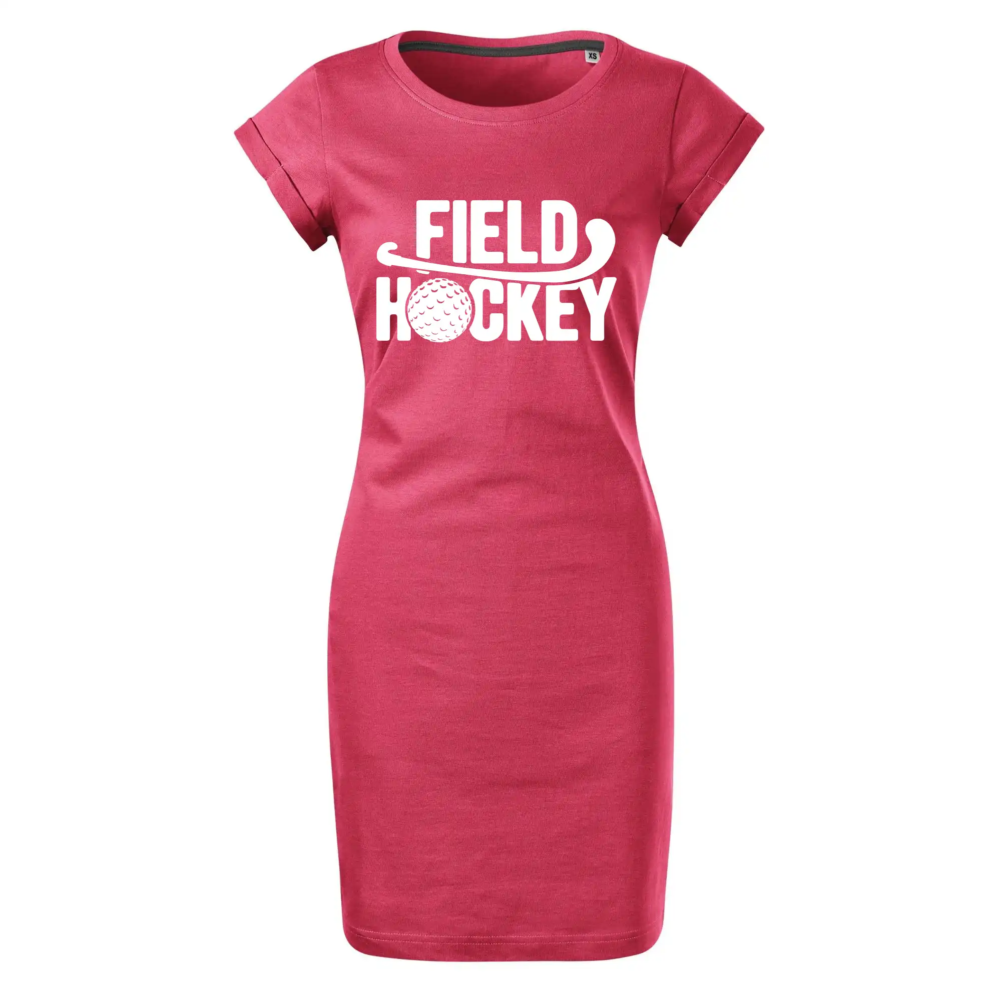 Field hockey míček a nápis