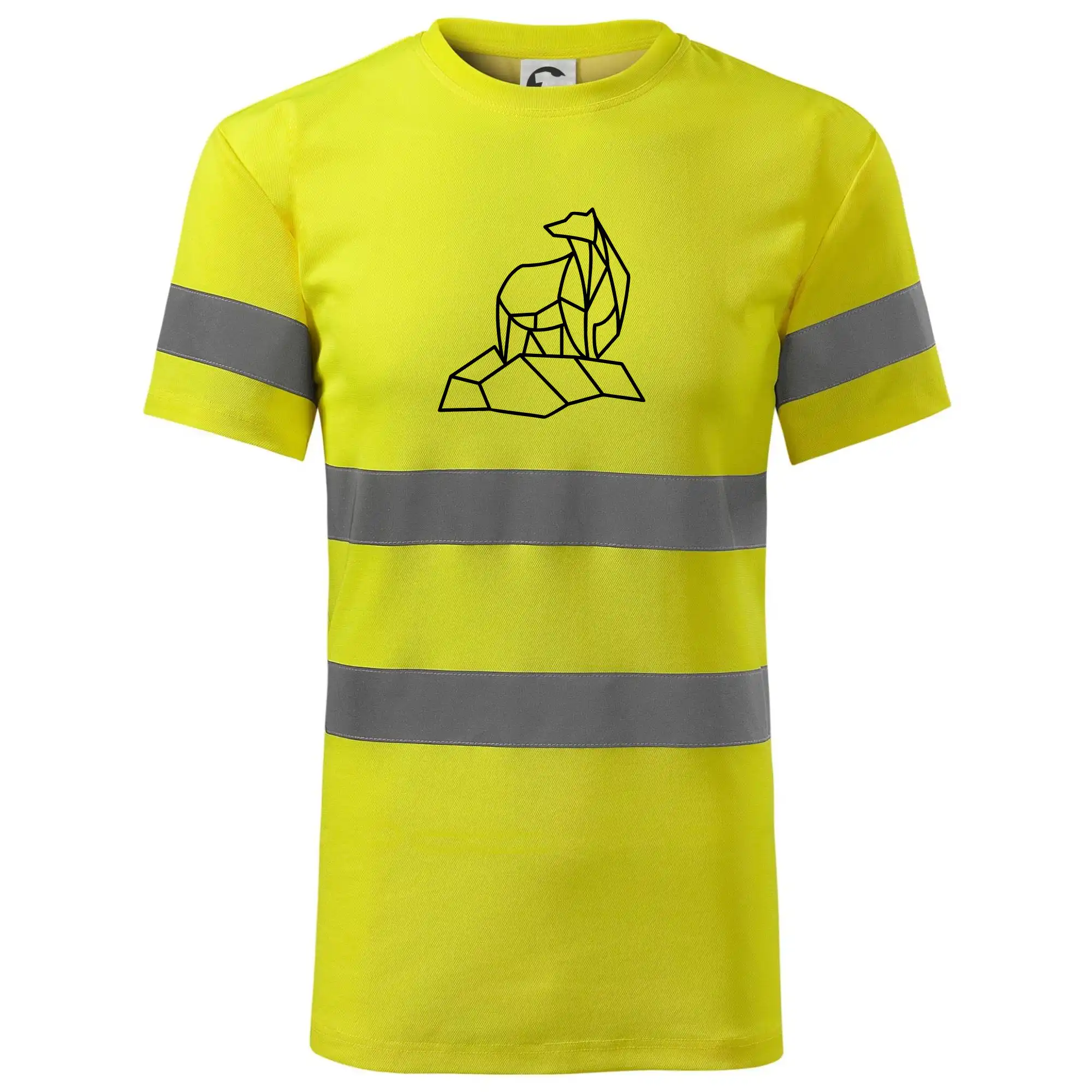 Geometrie lední medvěd na ledu