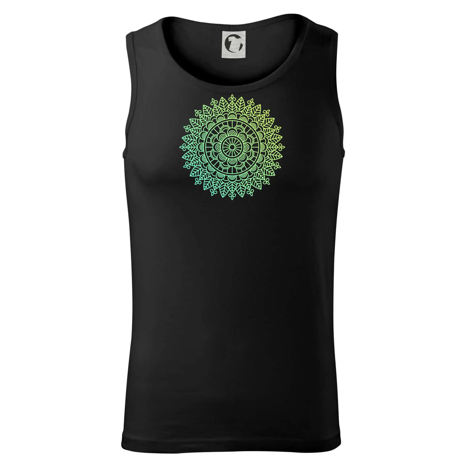 Mandala zelenožlutá