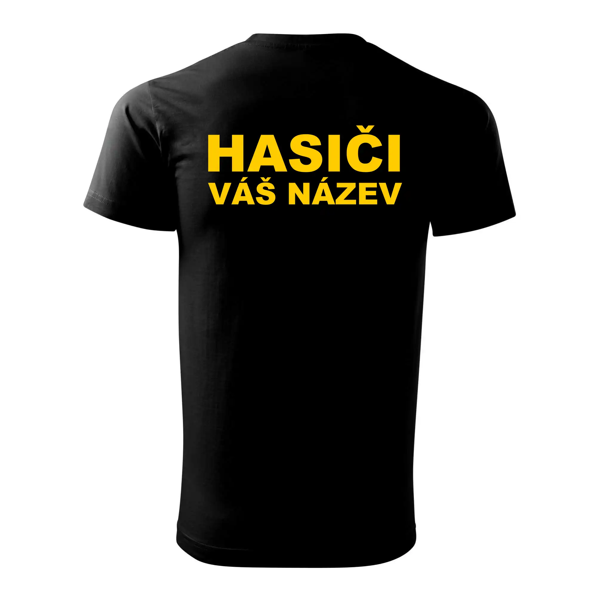 Hasiči - žlutý nápis - váš název sboru