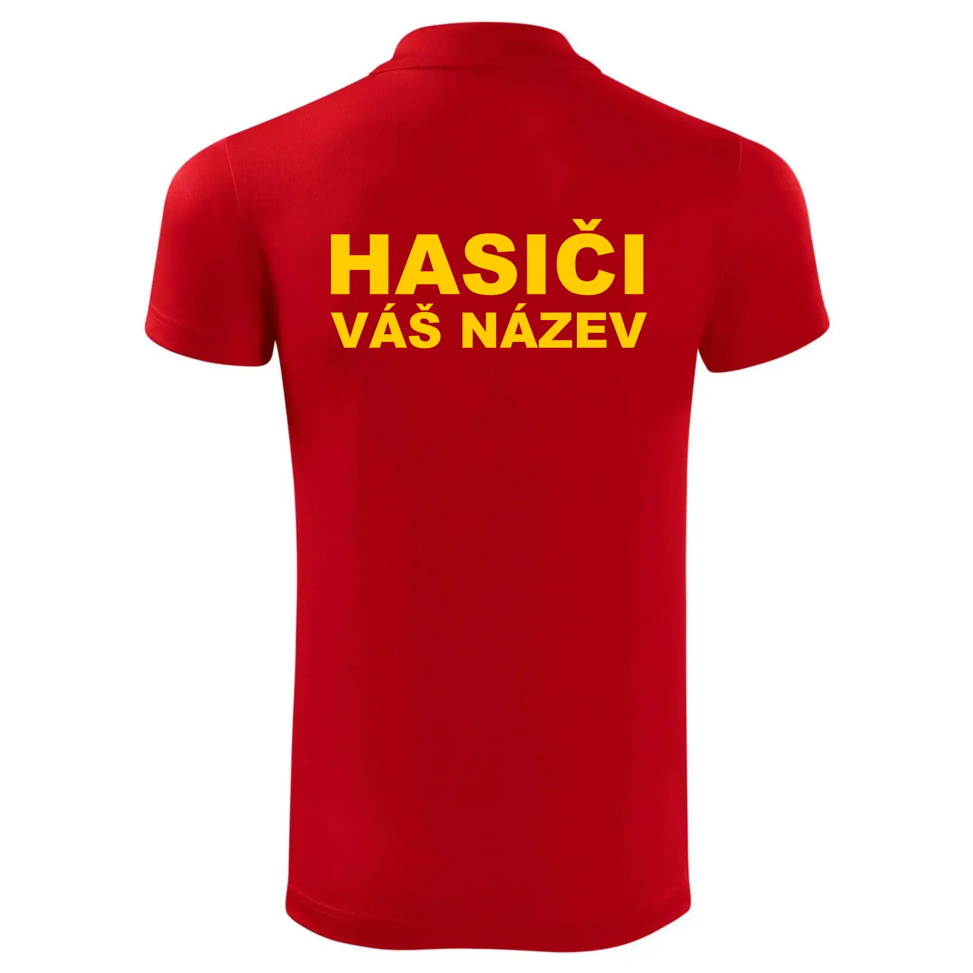 Hasiči - žlutý nápis - váš název sboru
