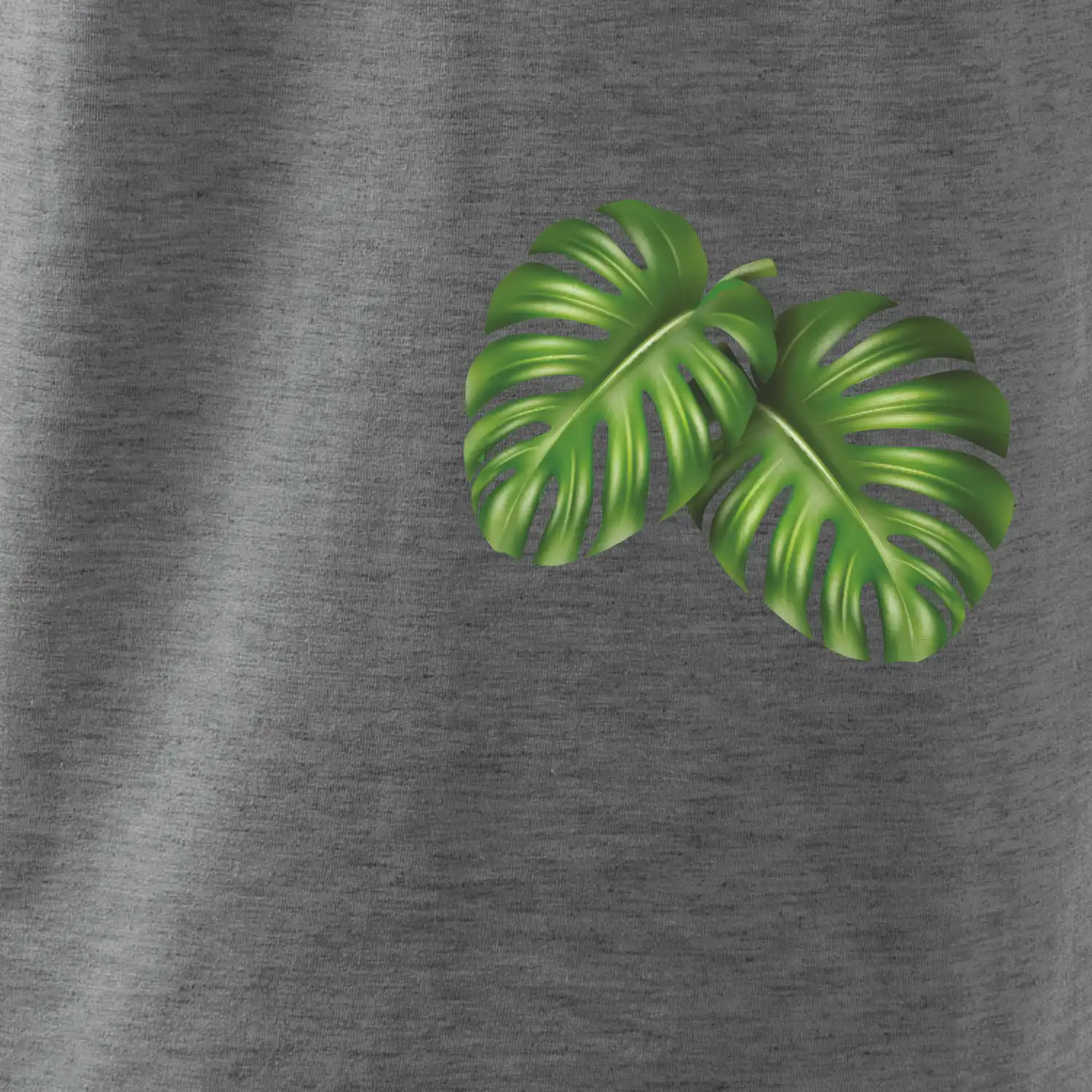 Monstera listy na prsu