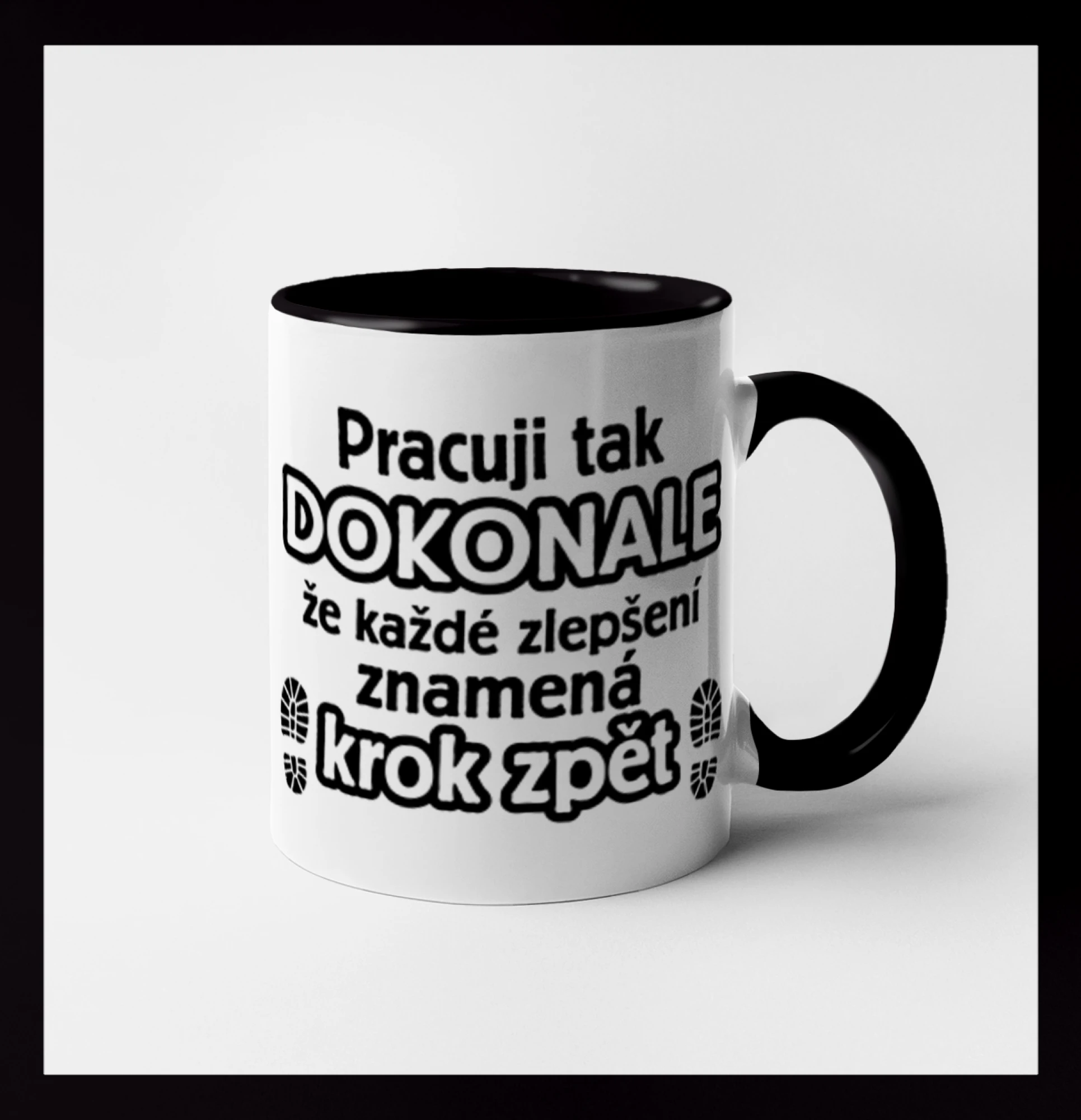Pracuji dokonale krok zpět