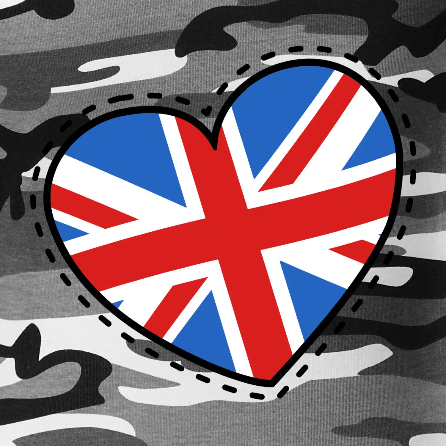 Británie srdce prso