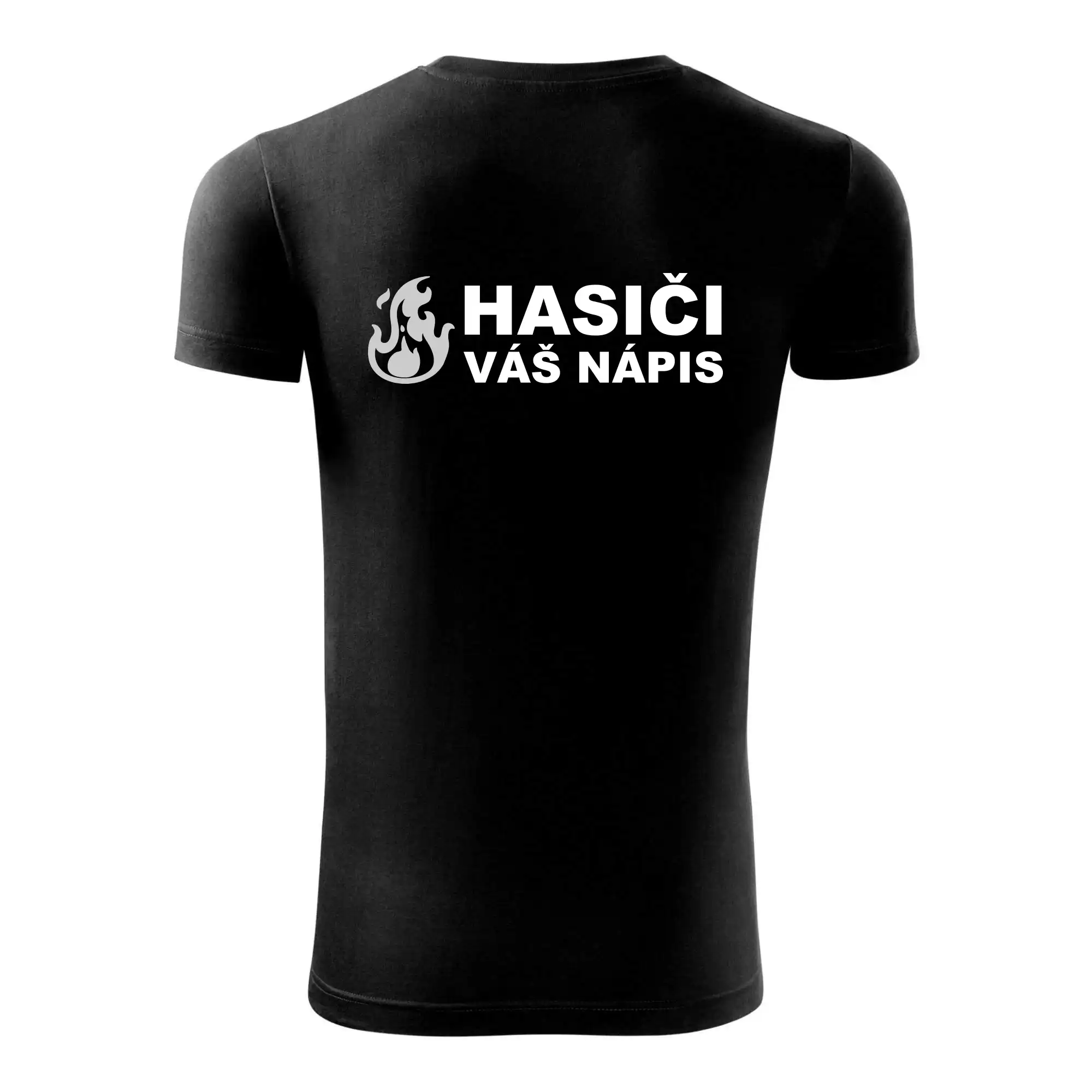 Hasiči REFLEXNÍ (oheň, Firesport, název sboru - vlastní nápis)