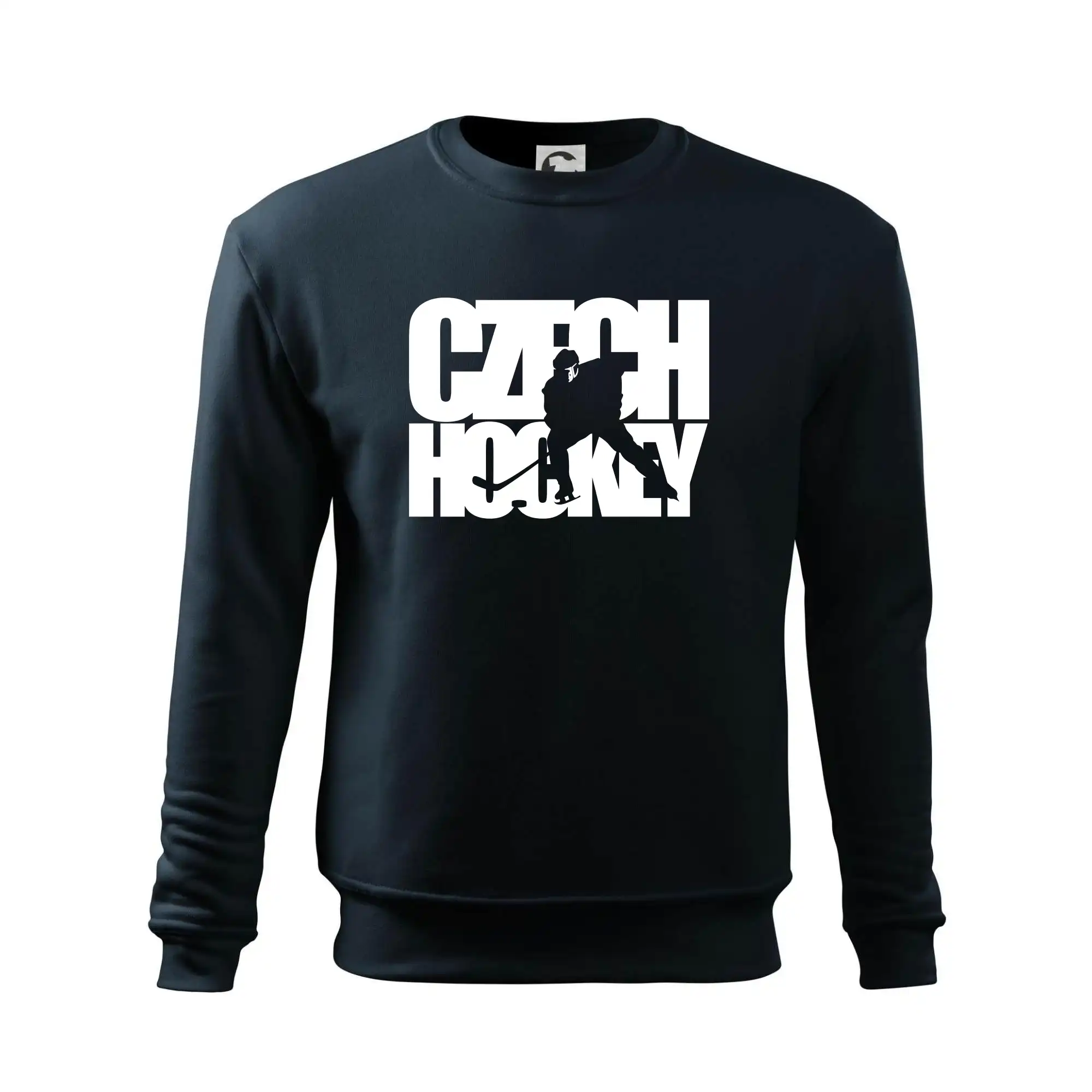 Czech hockey - nápis s hokejistou - Mistrovství světa v ledním hokeji 2026