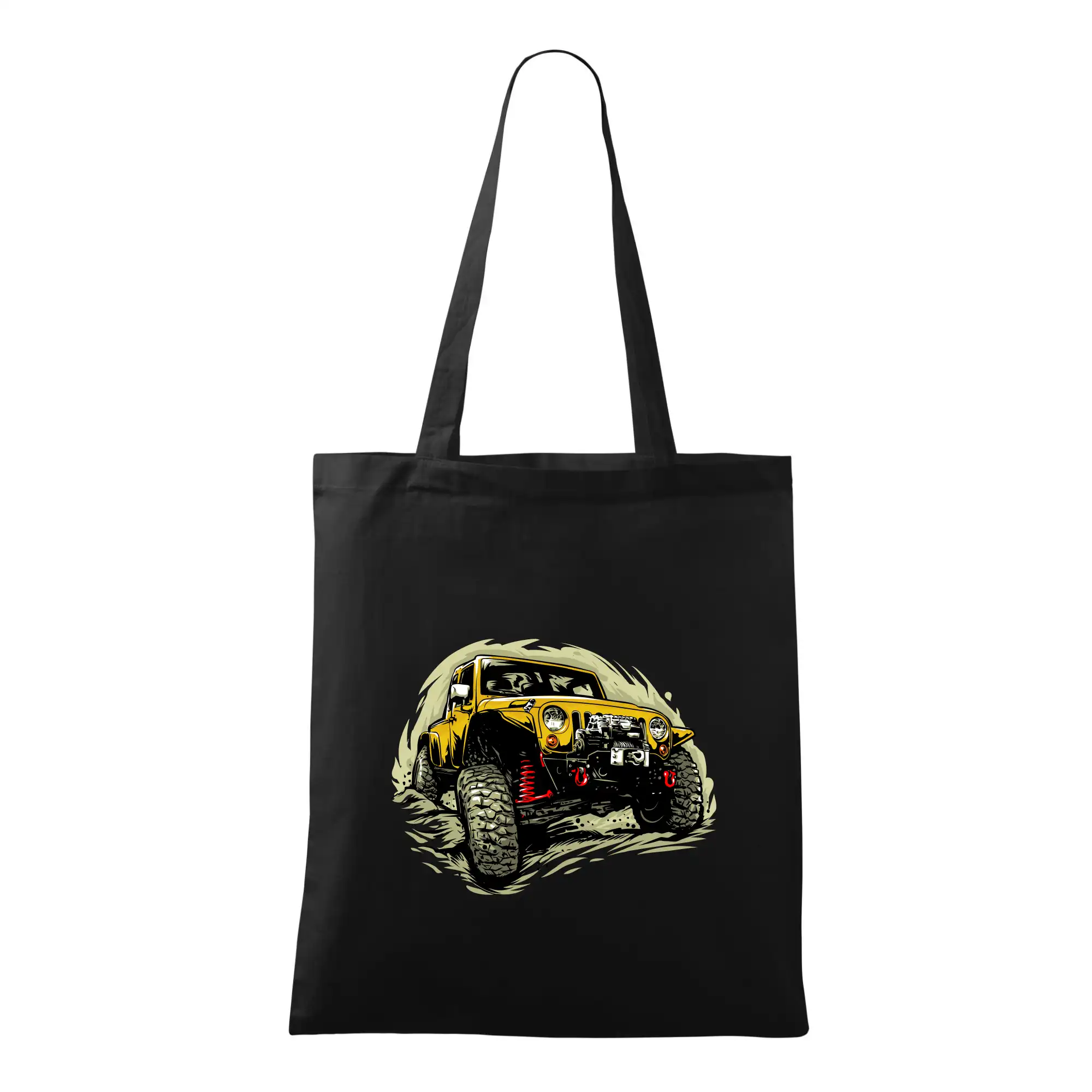 Žlutý offroad s navijákem