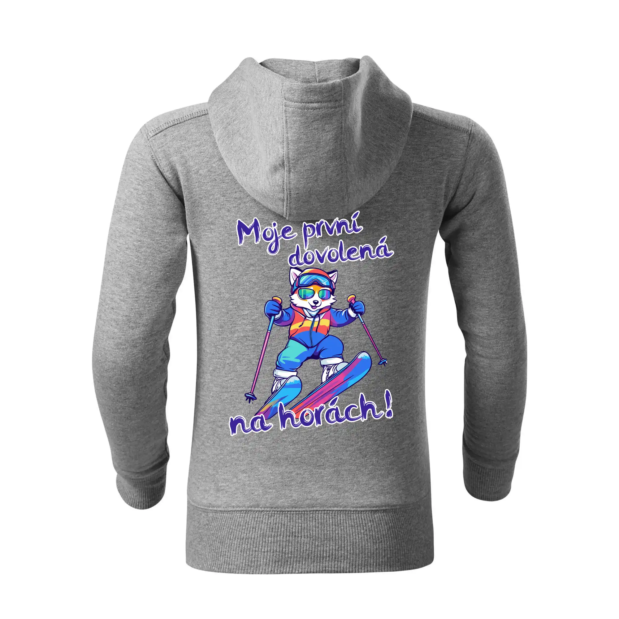 Moje první dovolená na horách modrá liška