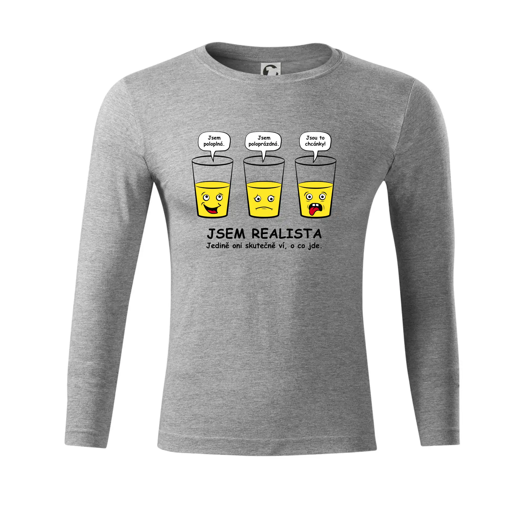 Jsem realista - skleničky (Hana-creative)