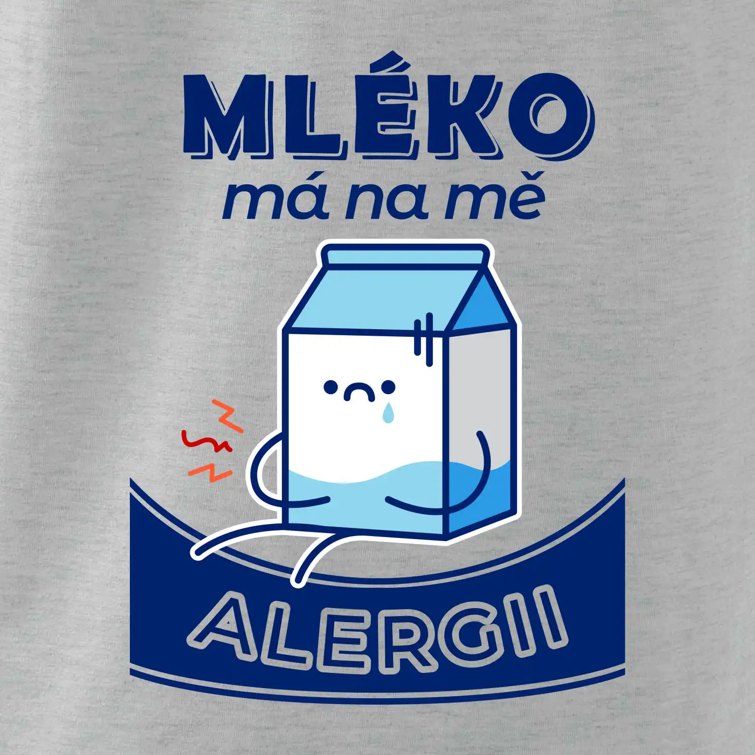 Mléko má na mě alergii