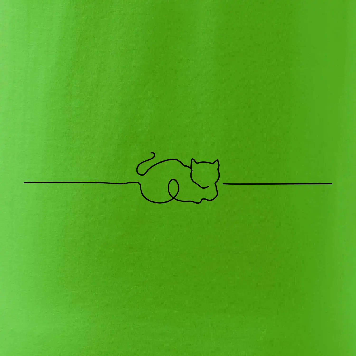 Kočka linka kreslená