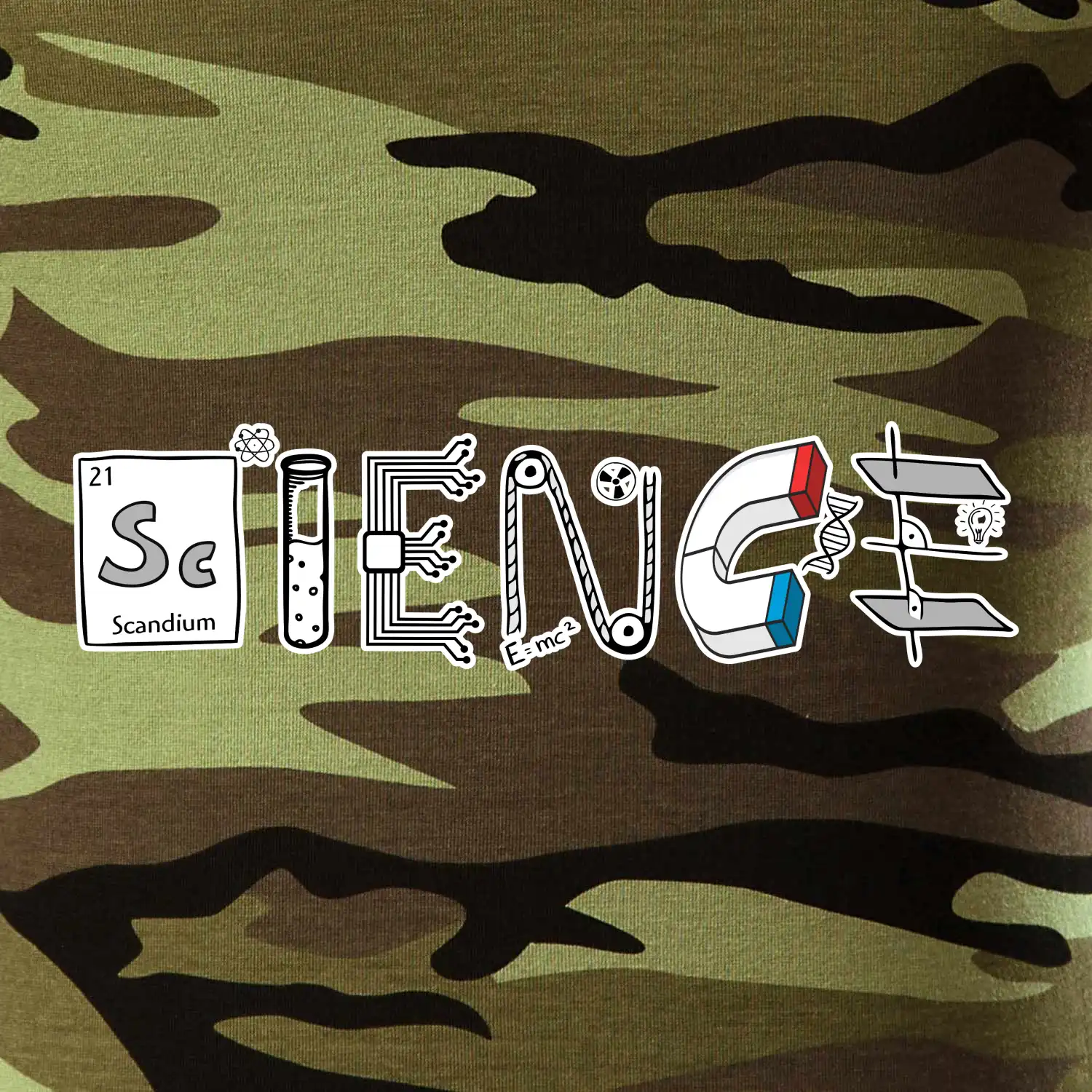 Science věda nápis