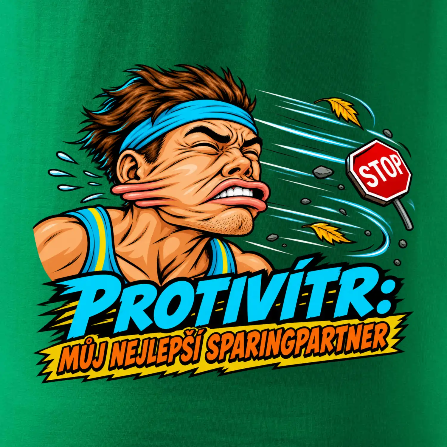 Běžecký protivítr můj sparingpartner