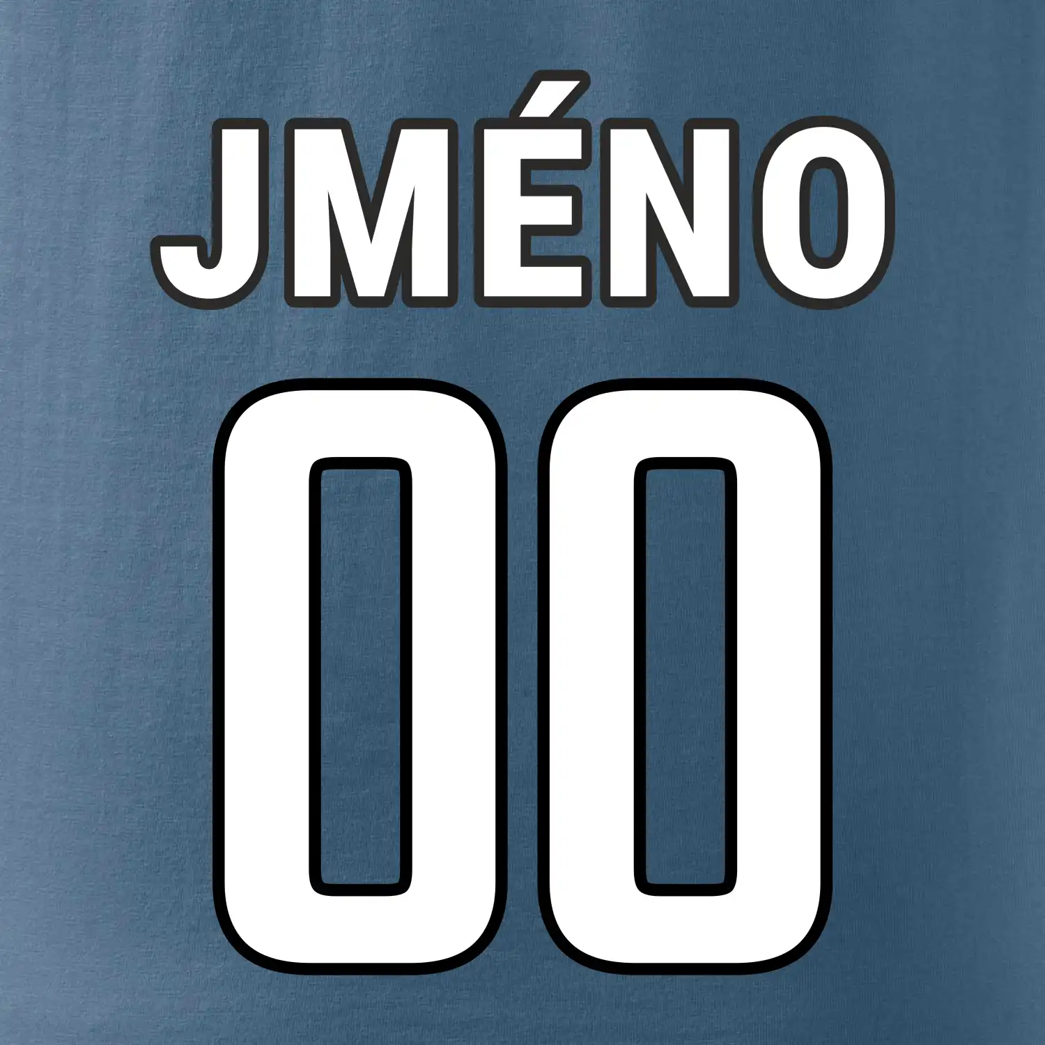 Florbalový  dres - vlastní jméno a číslo