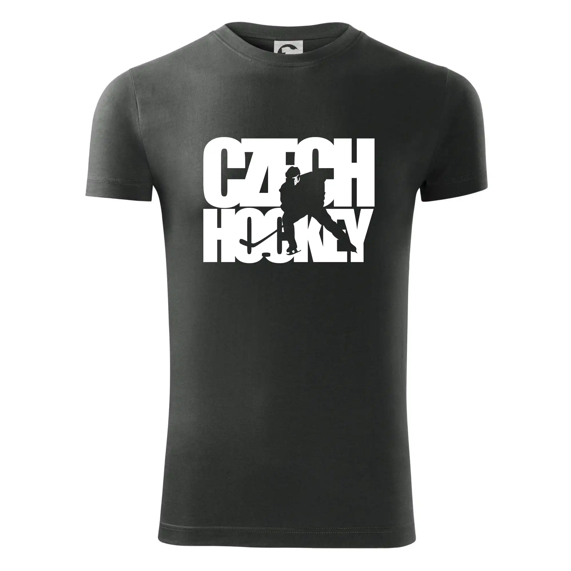 Czech hockey - nápis s hokejistou - Mistrovství světa v ledním hokeji 2026