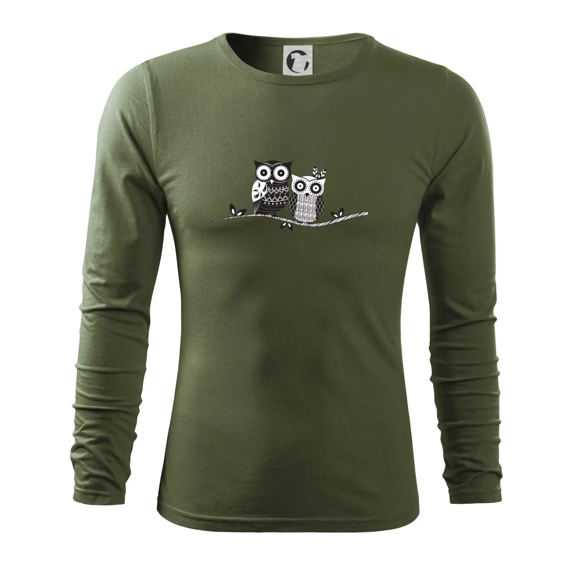 Dvě sovy abstraktní