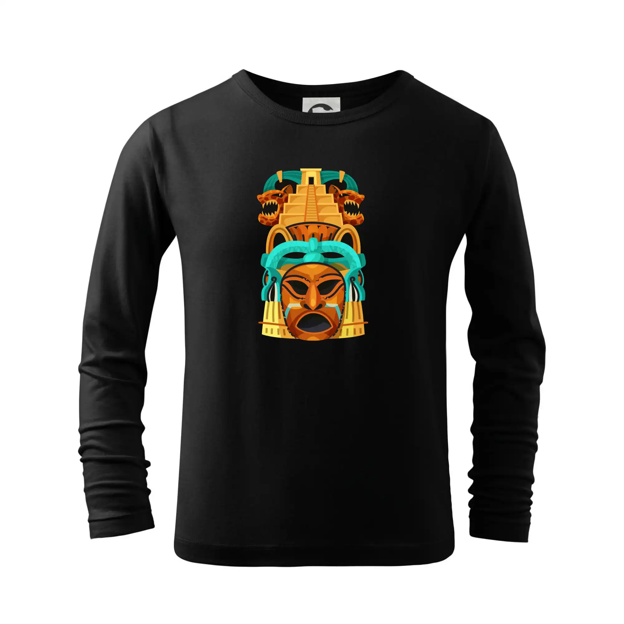 Mayové maska s pyramidou