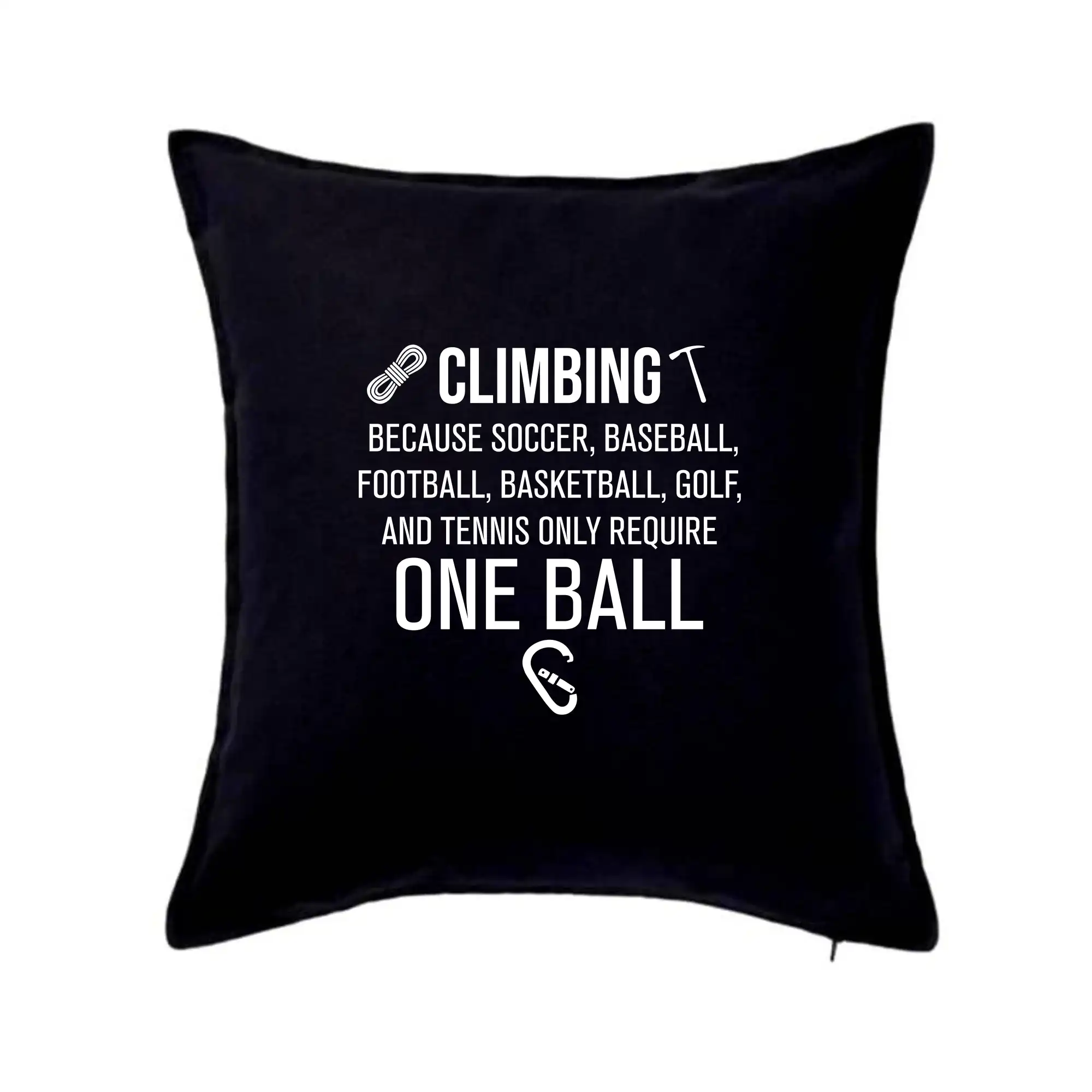 Climbing beacause one ball
