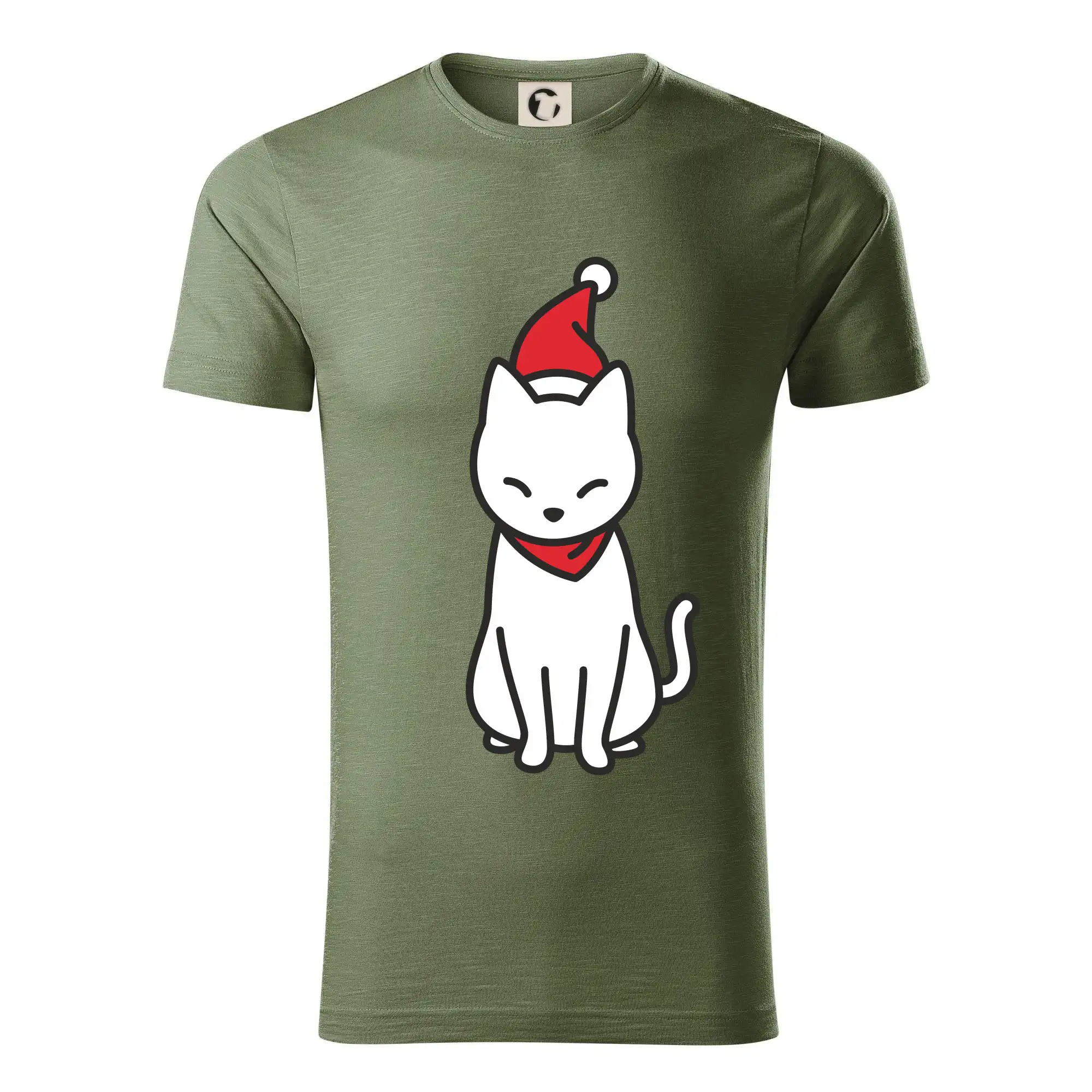 Vánoční kočka sedící