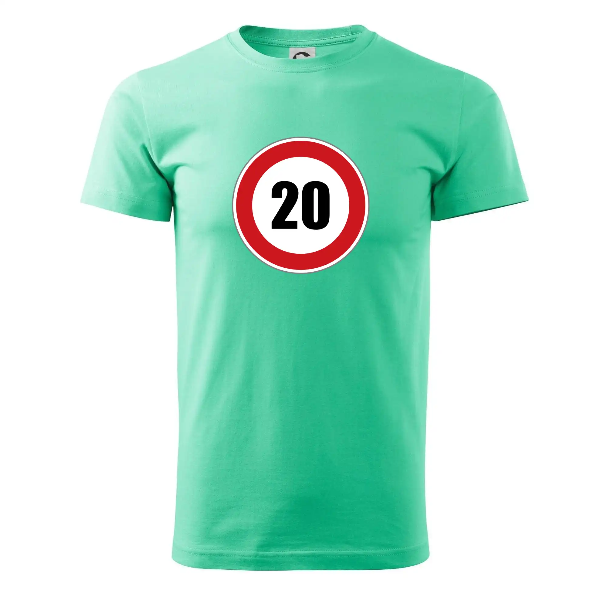 Dopravní značka - omezení rychlosti 20