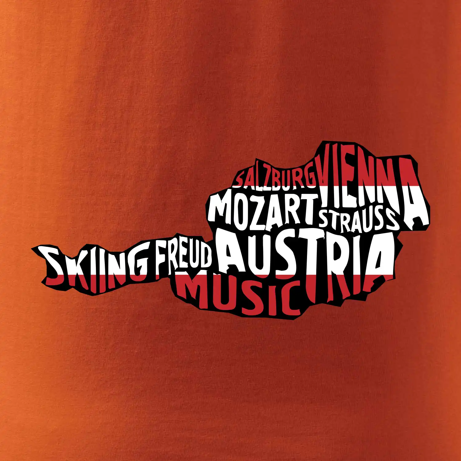 Mapy - názvy měst - Rakousko