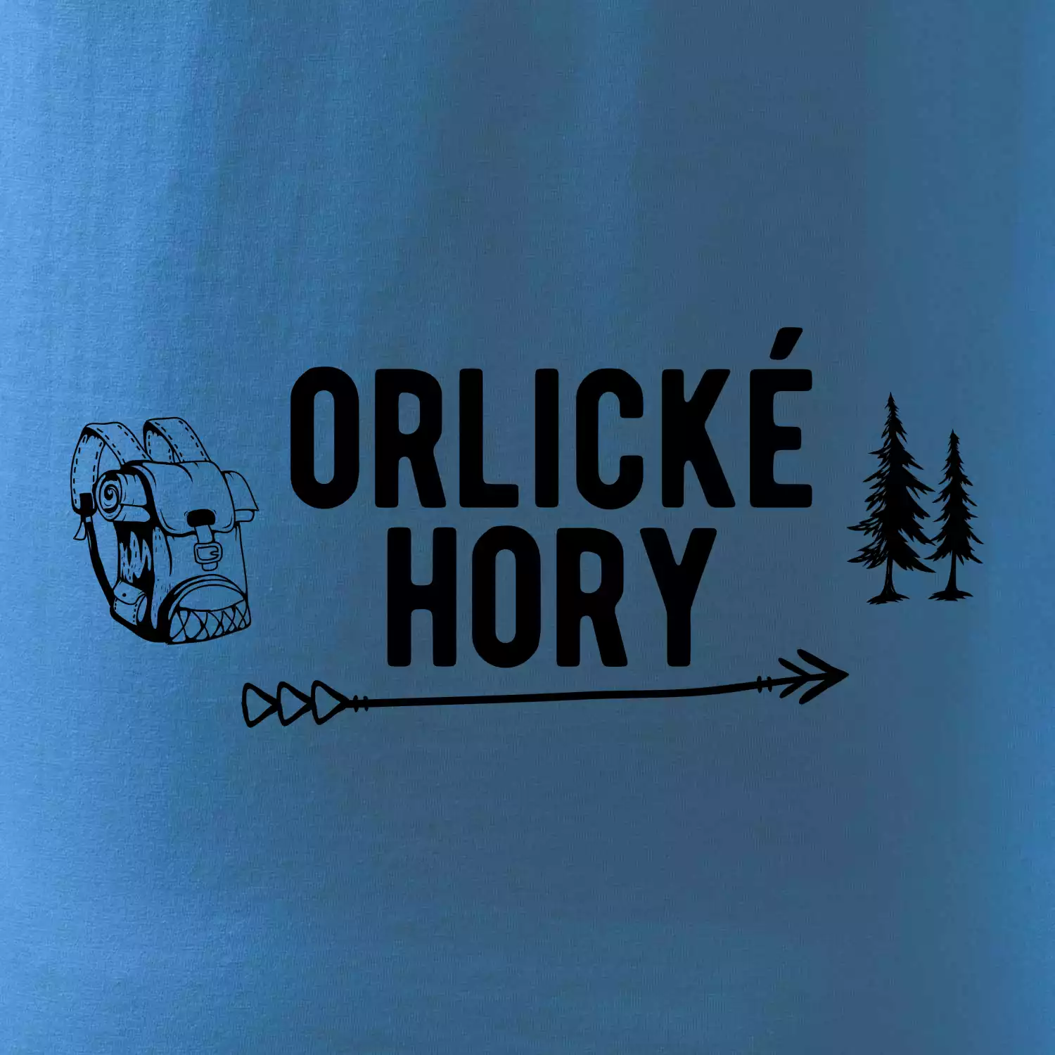 Orlické hory nápis