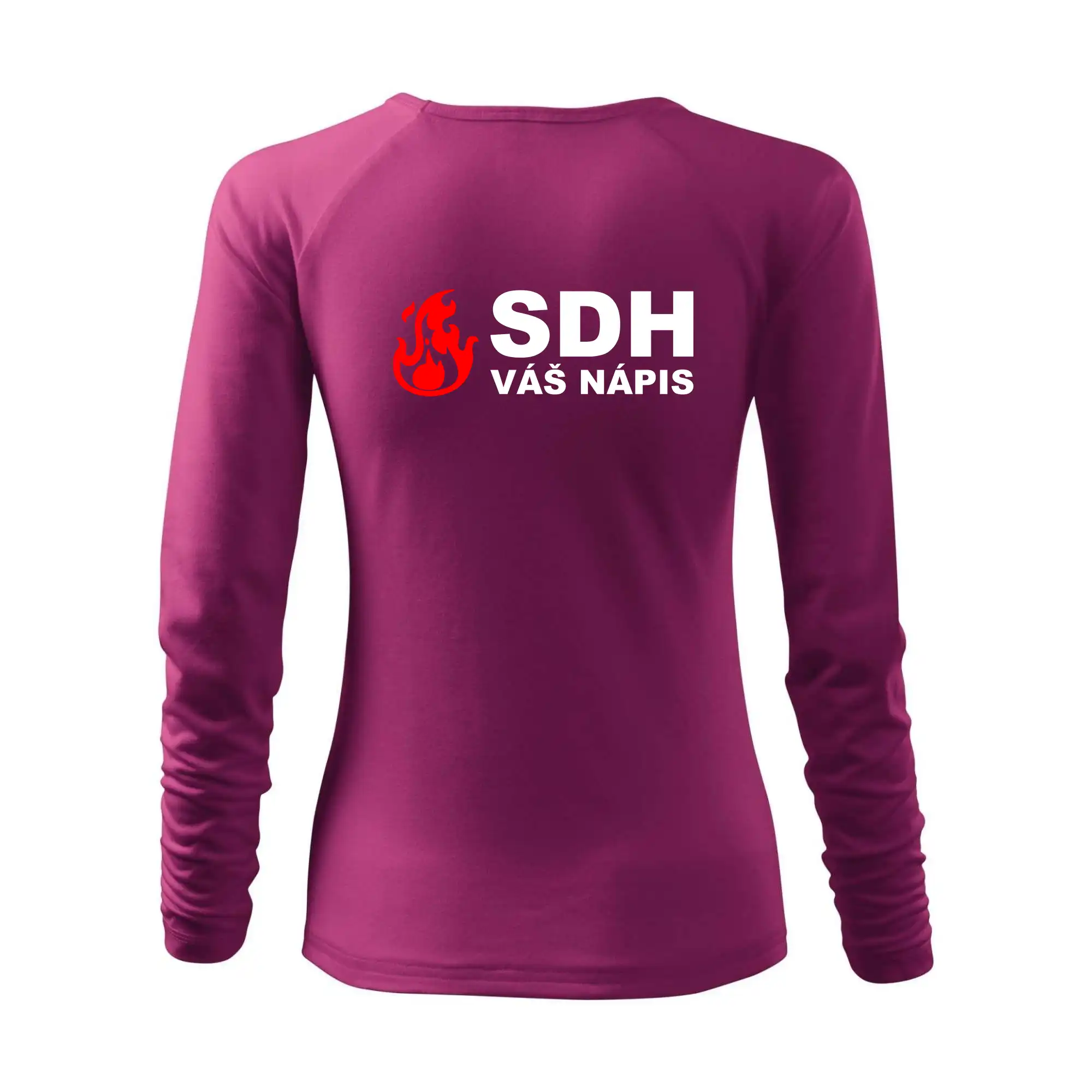 SDH nápis (oheň, firesport, název sboru - vlastní nápis)