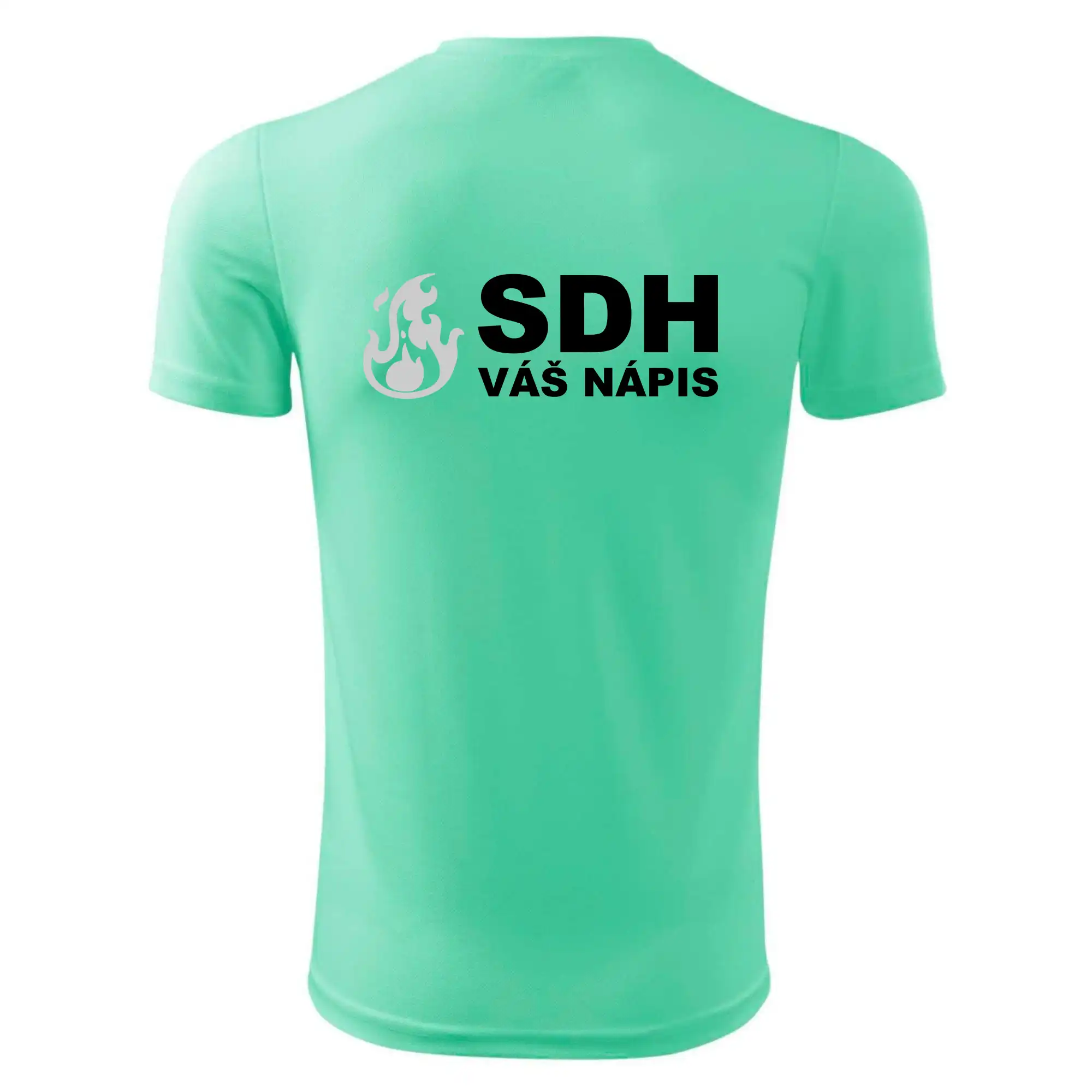 SDH REFLEXNÍ nápis (oheň, firesport, název sboru - vlastní nápis)