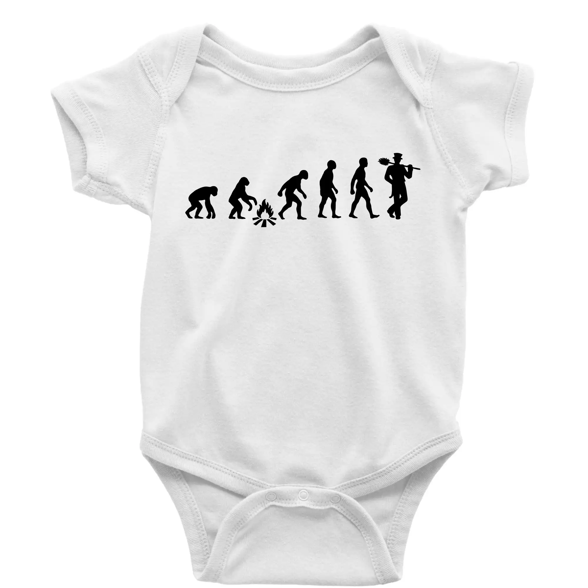 Evoluce kominík v klobouku