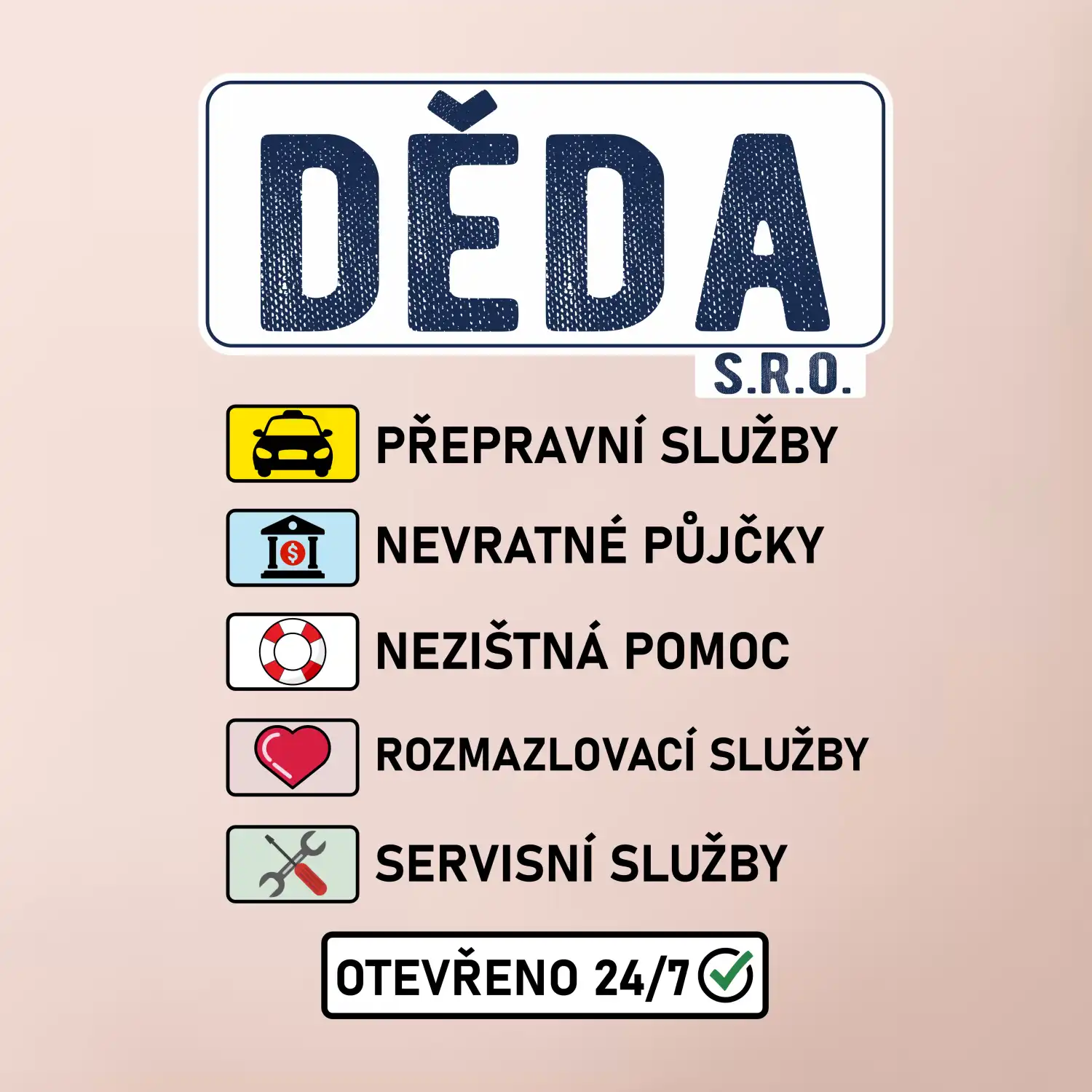 Děda sro služby