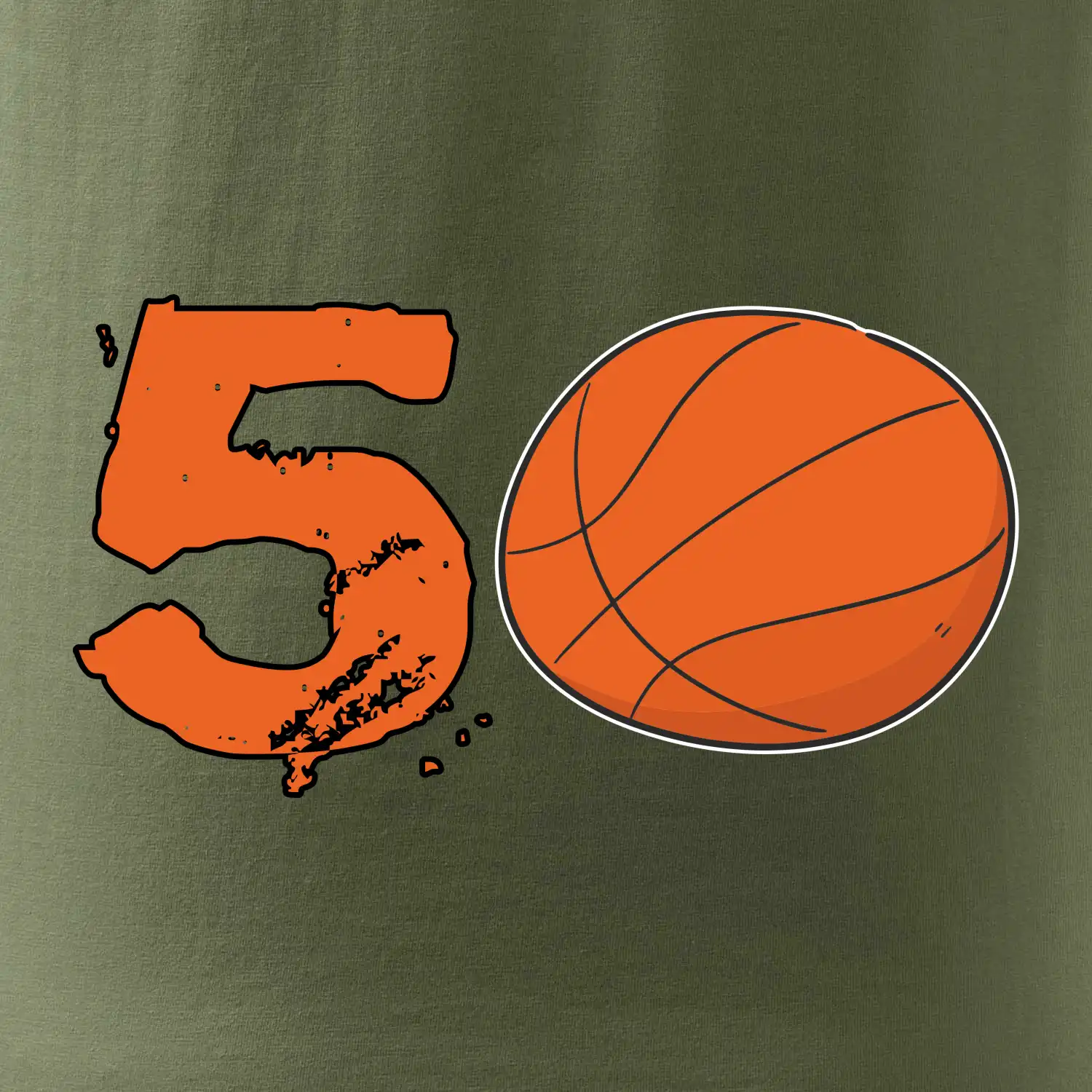 Basketball kulaté narozeniny 50