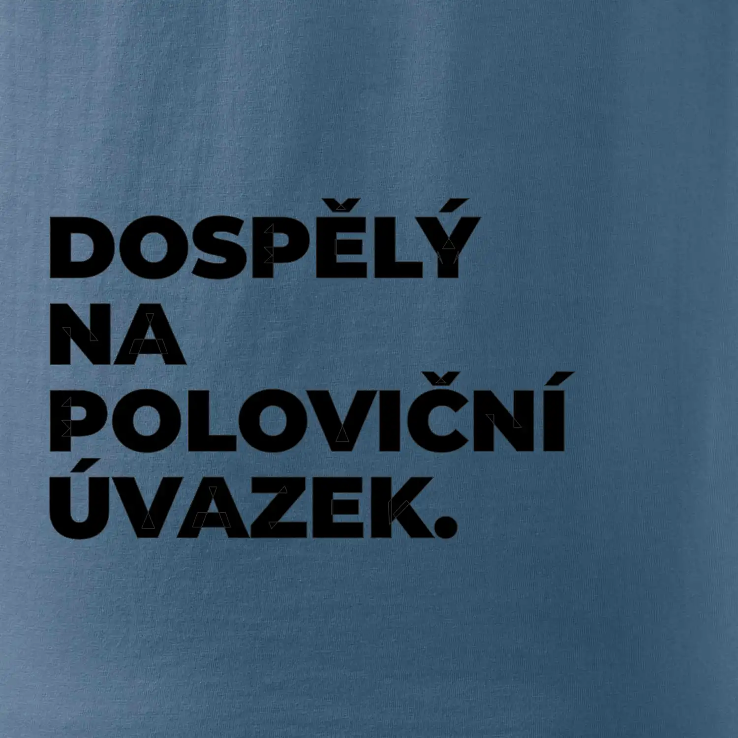 DOSPĚLÝ NA POLOVIČNÍ ÚVAZEK.