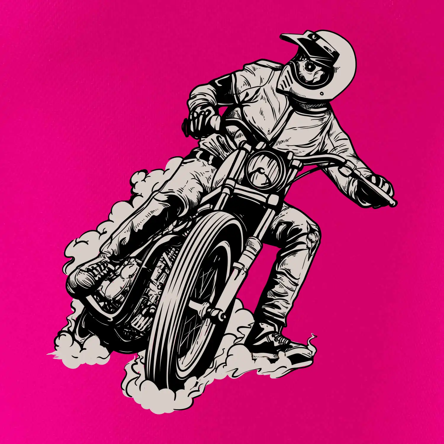 Motorkář bokem
