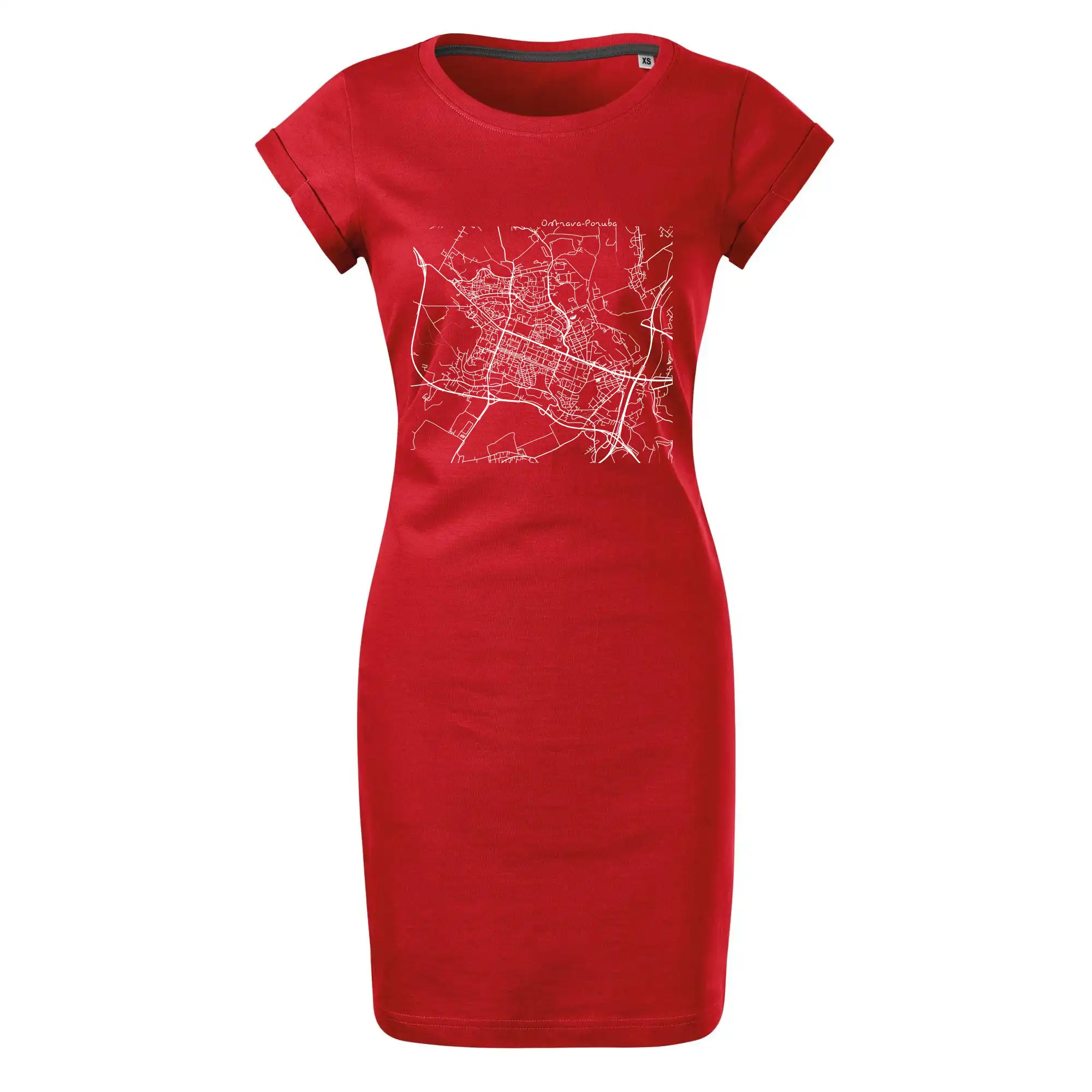 Mapy měst černobílé Ostrava Poruba