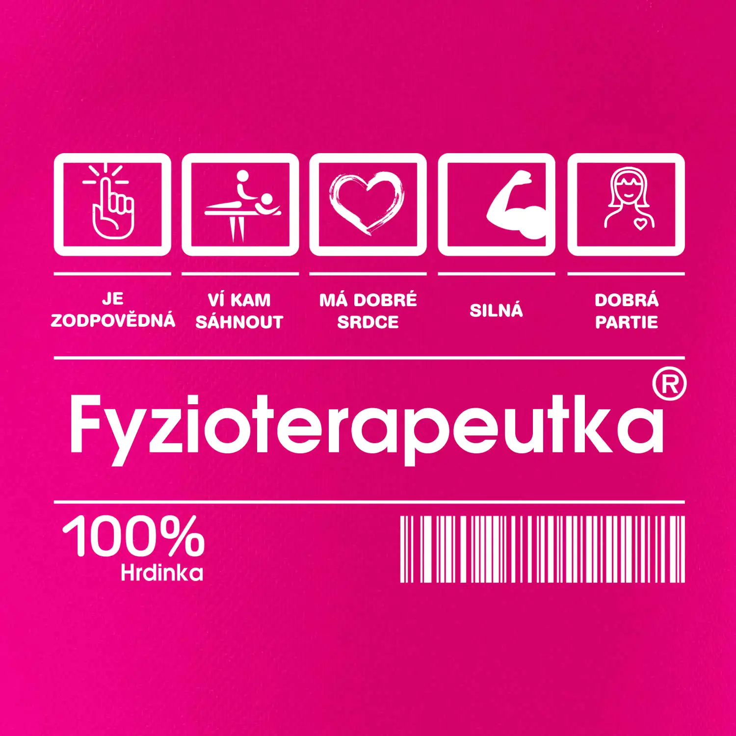 Čárový kód - Fyzioterapeutka