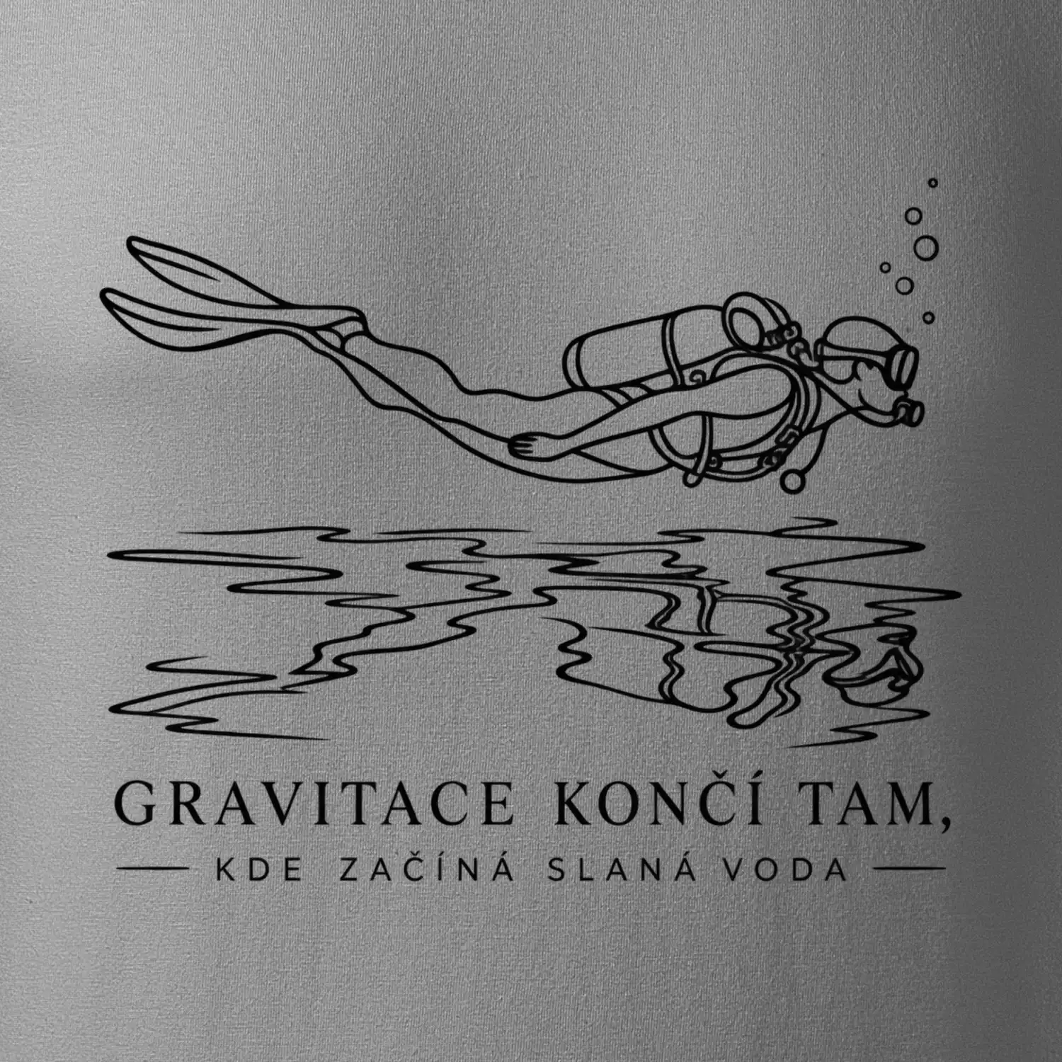 Gravitace končí ve slané vodě
