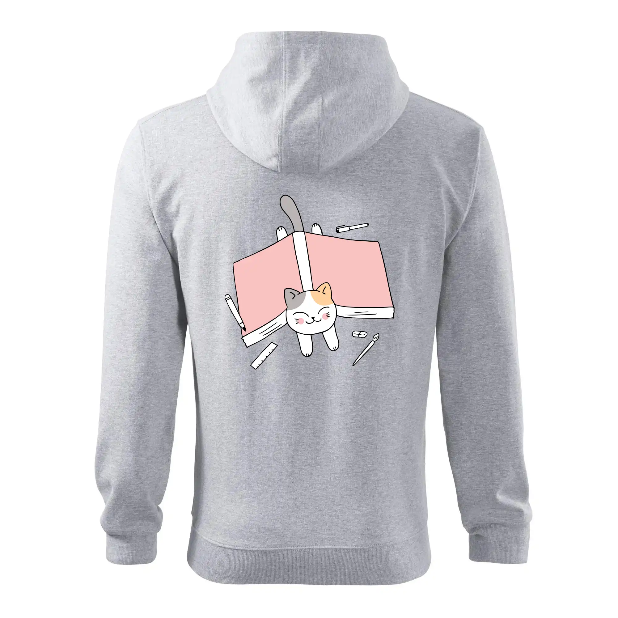 Učení na státnice kočka