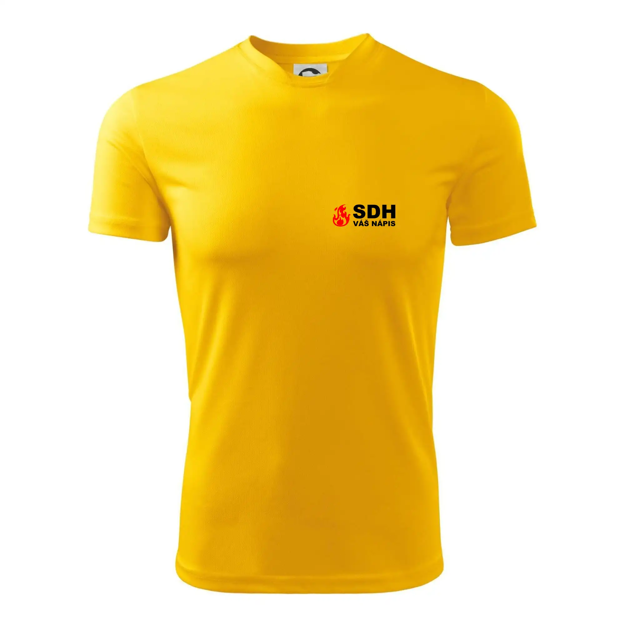 SDH nápis (oheň, název sboru - vlastní nápis)