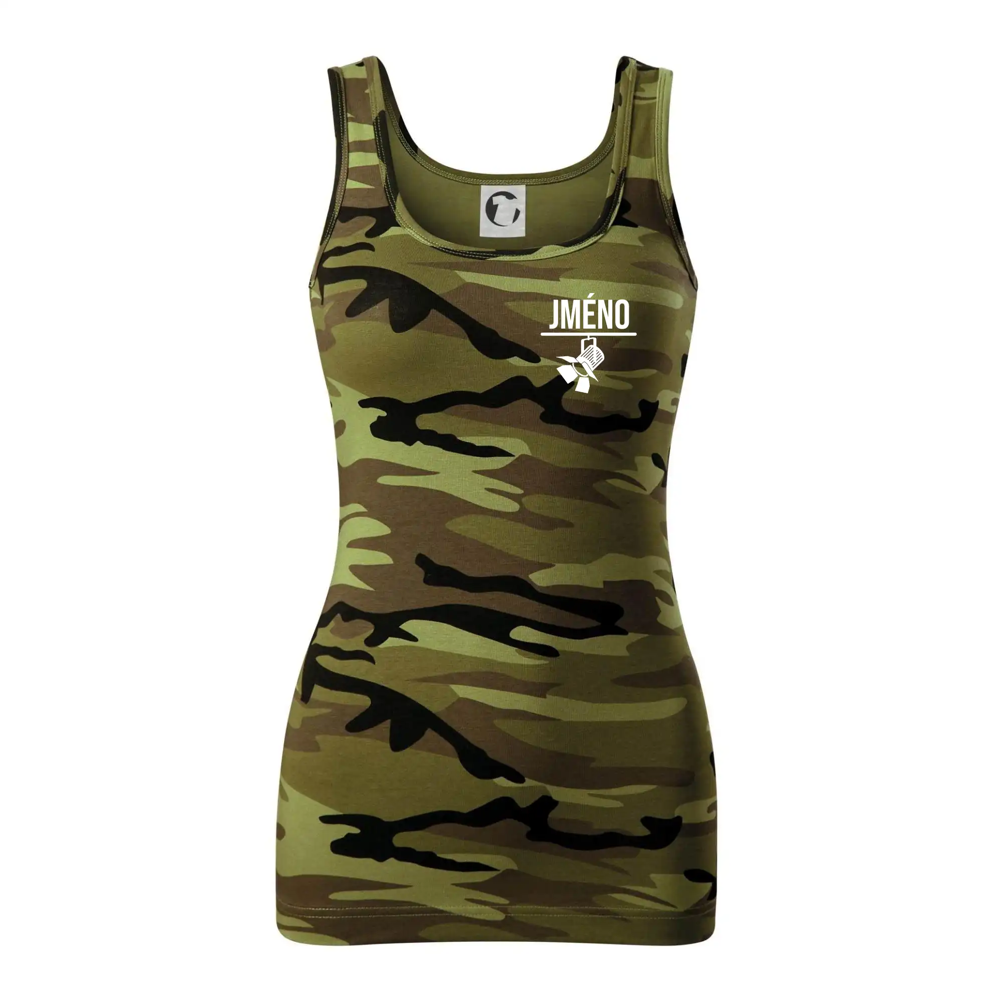 Jméno a nápis na zádech - stage crew