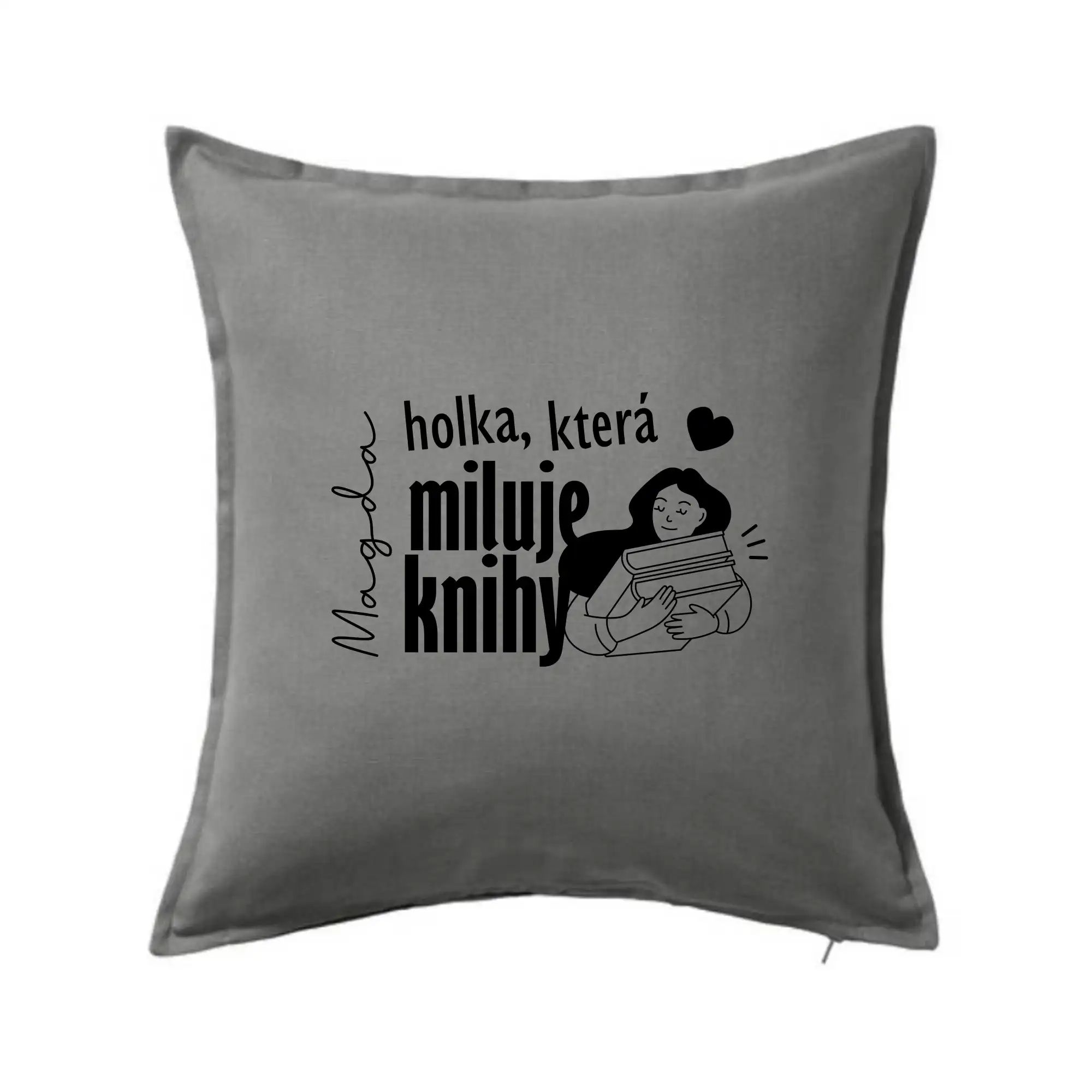 Černobílá holka, která miluje knihy - Vaše jméno