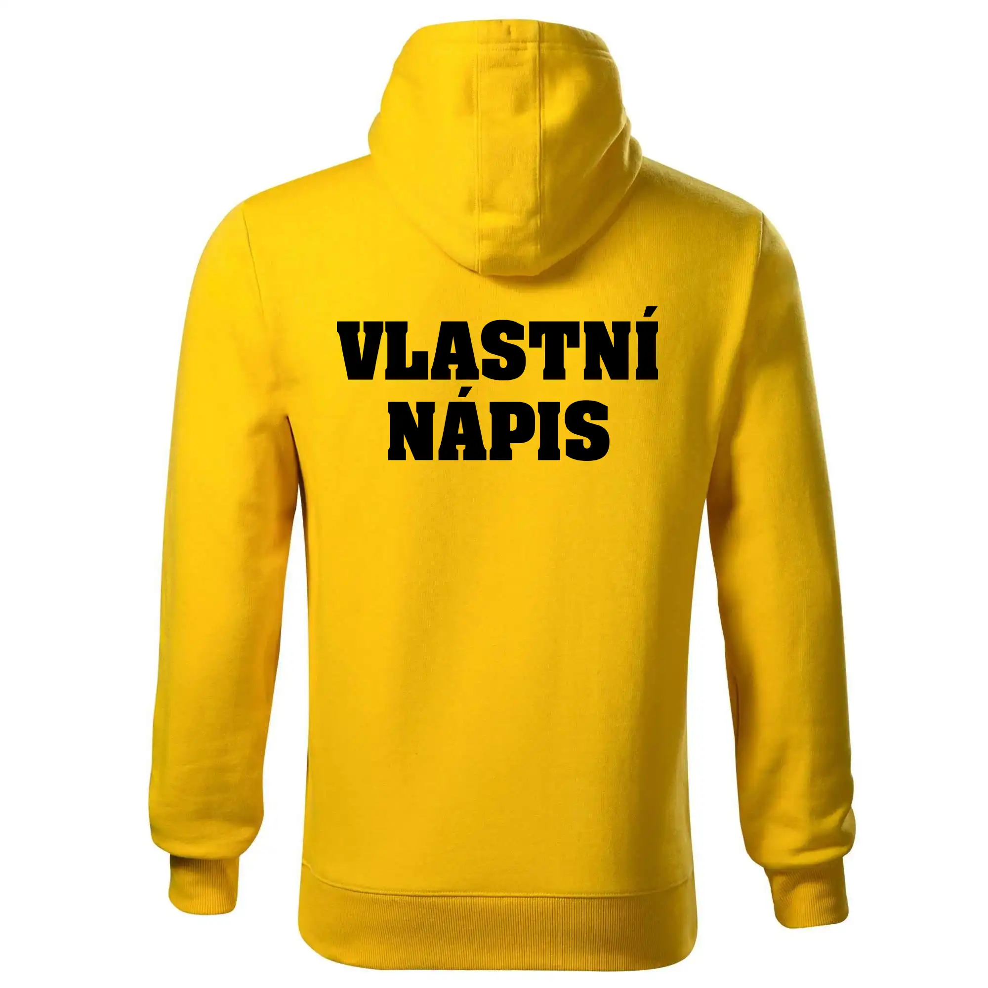 Hvězda života - vlastní nápis vpředu a vzadu
