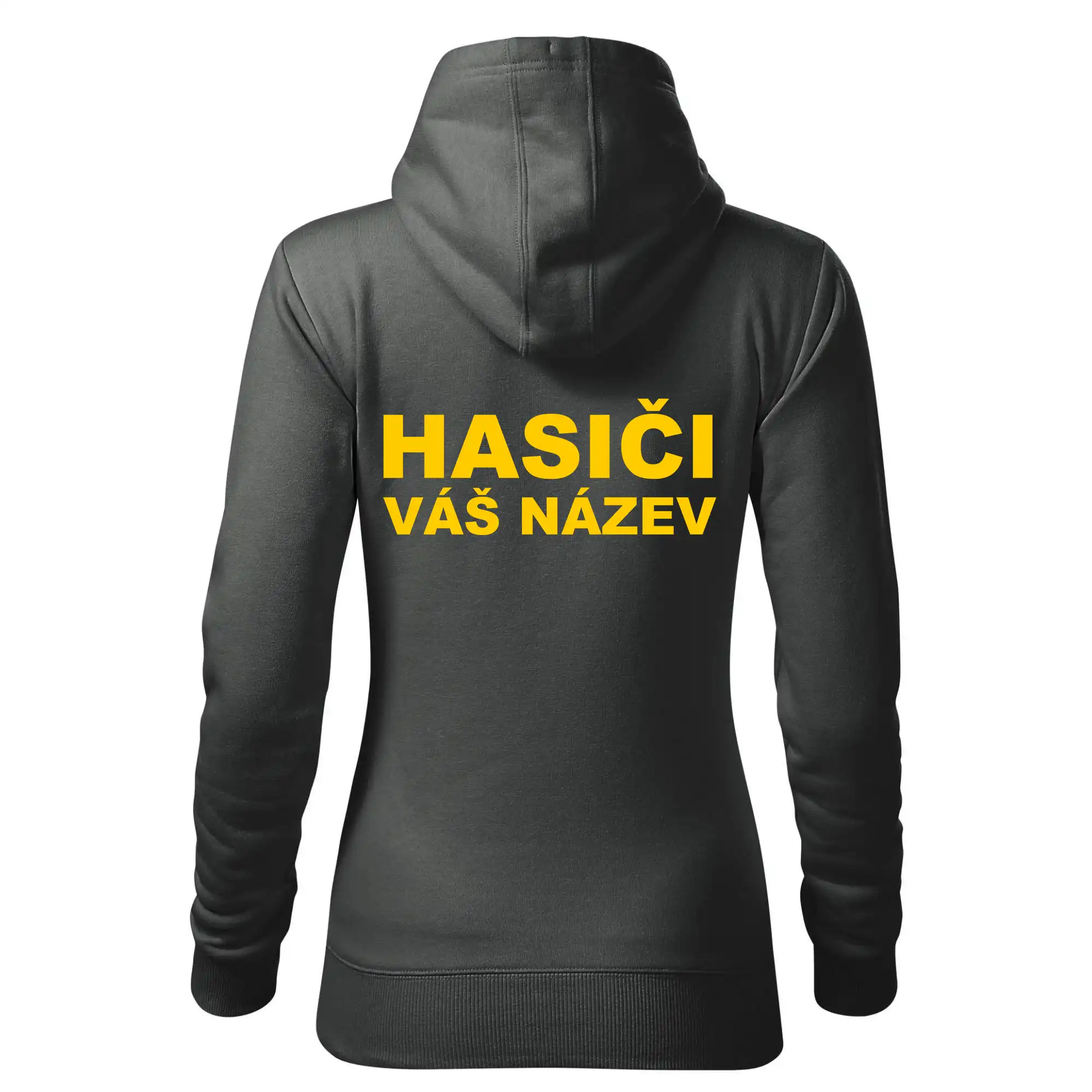 Hasiči - žlutý nápis - váš název sboru
