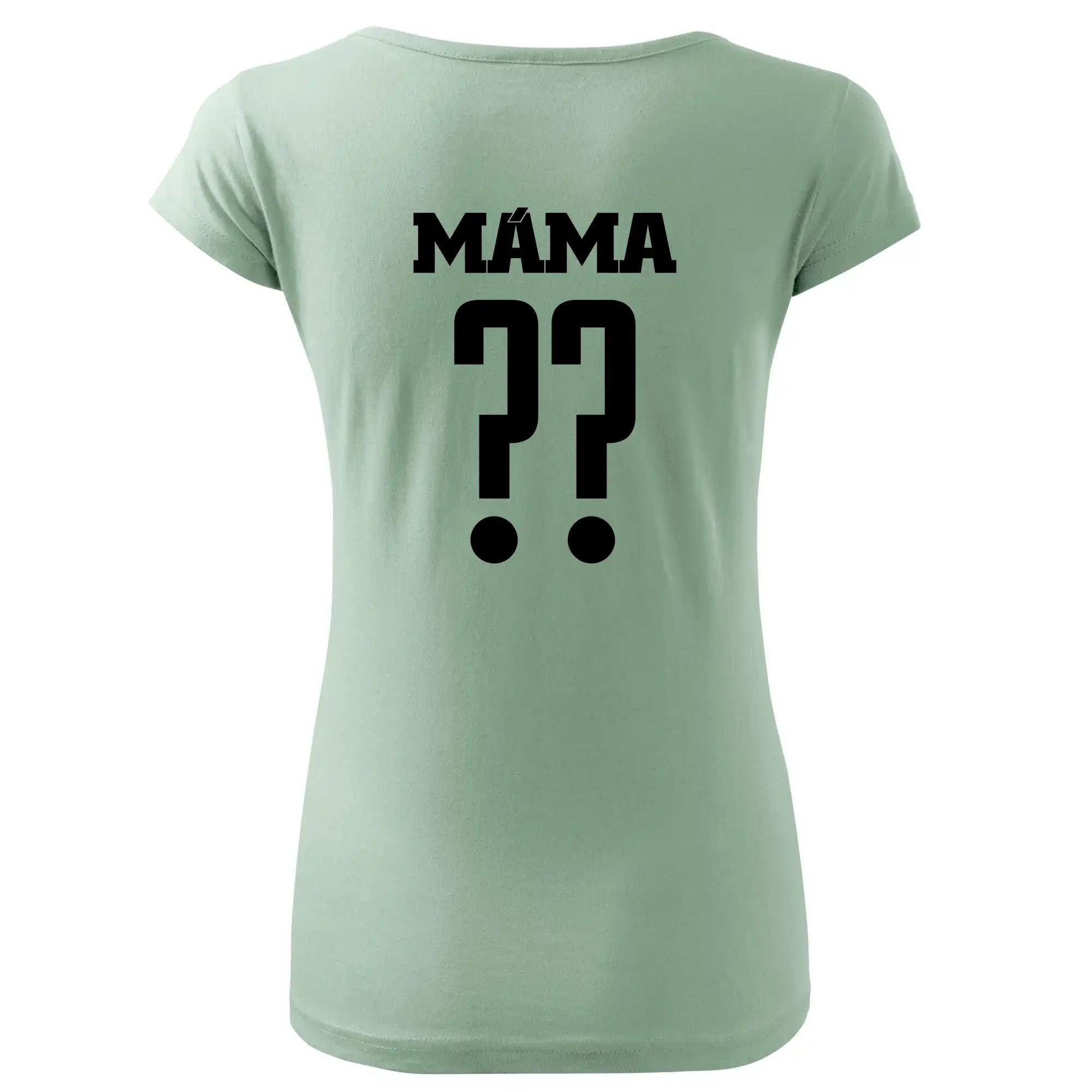 Máma - dres se jménem a číslem
