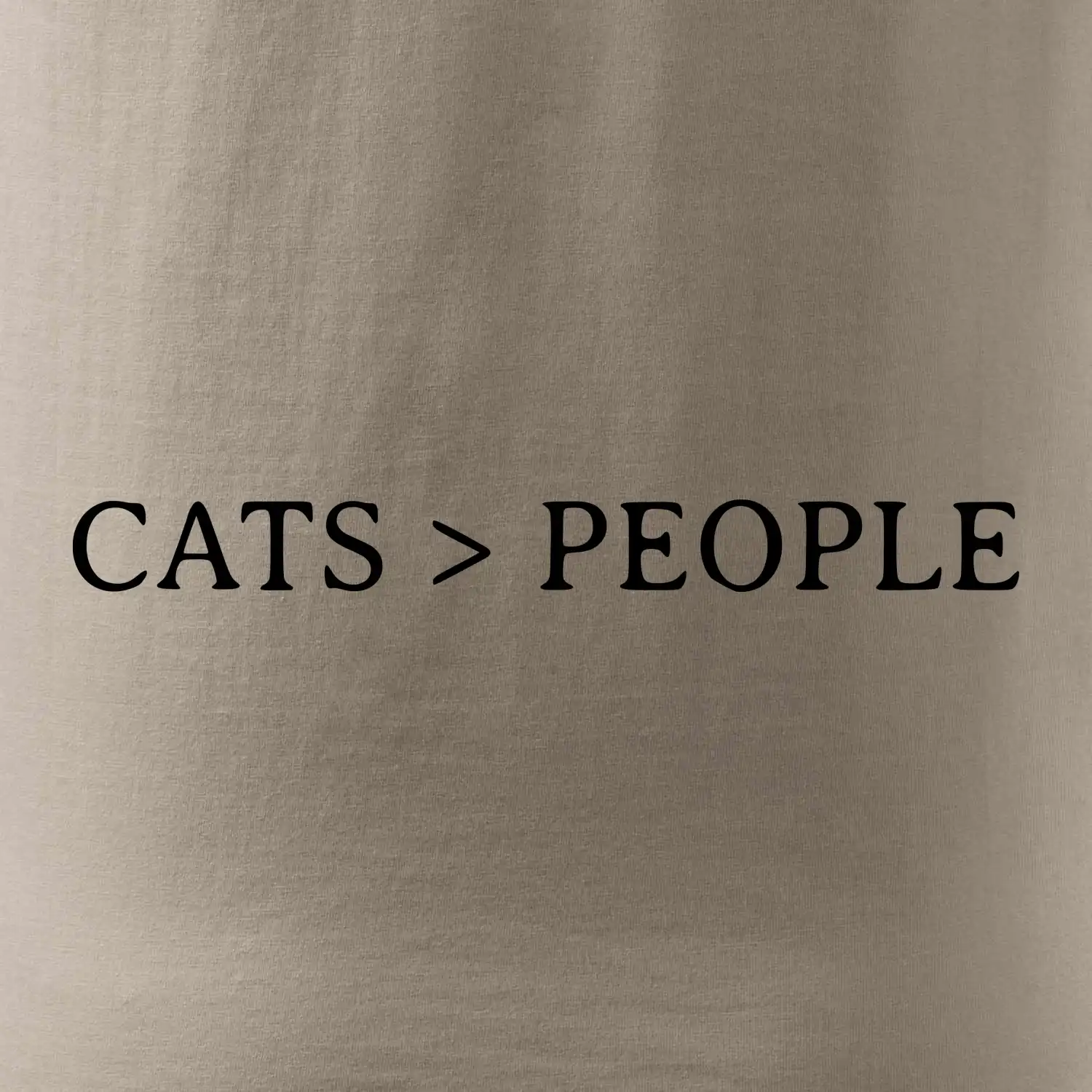 Cats > people